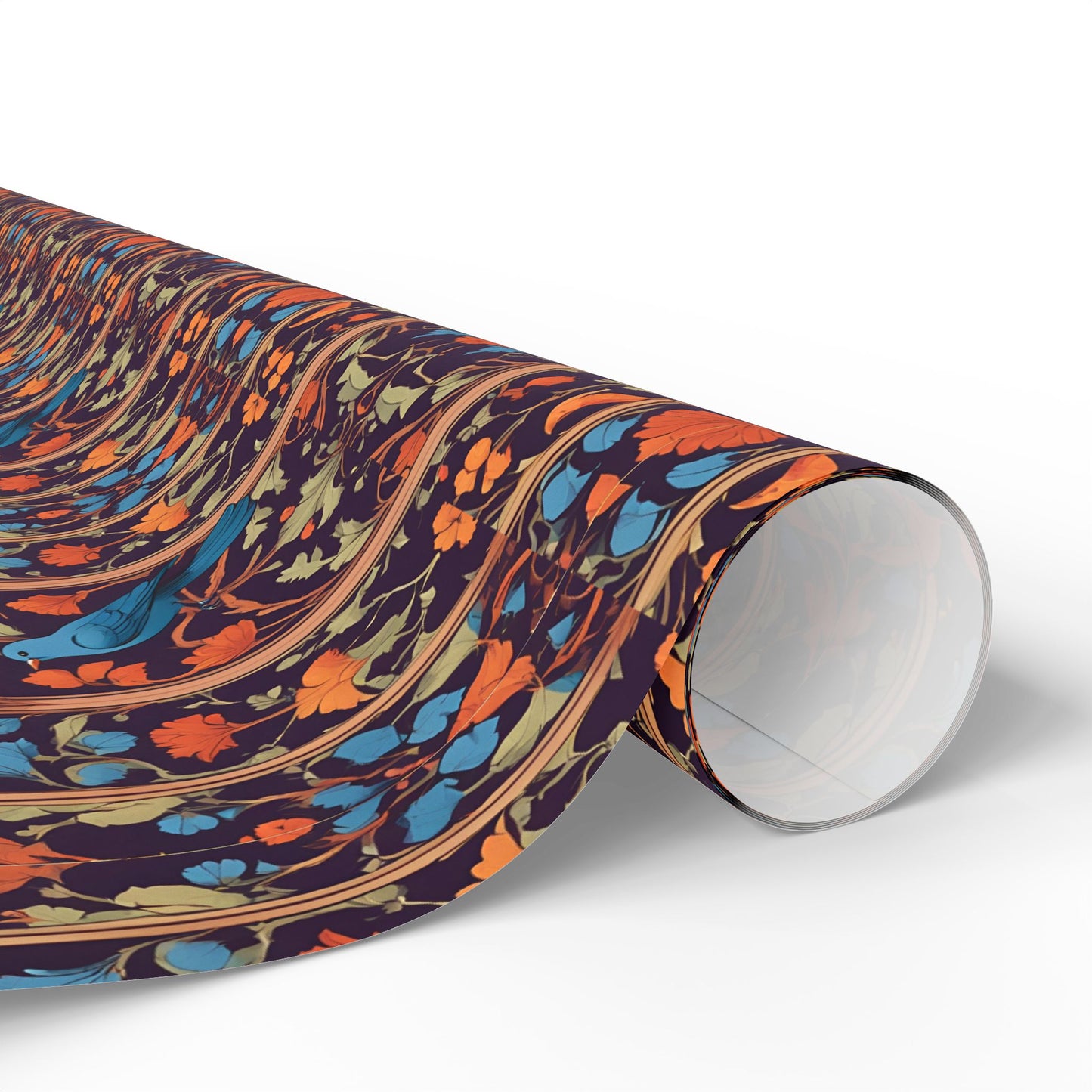 Blue Birds & Branches Gift Wrap