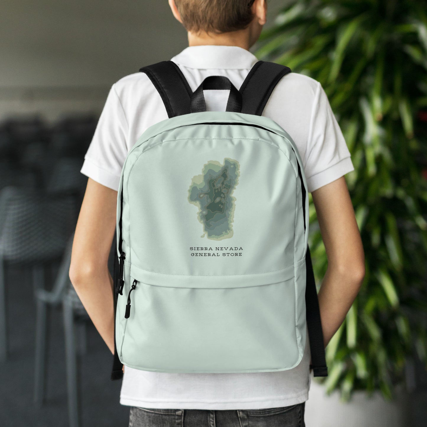 Green Tahoe Depth Map Backpack for Kids