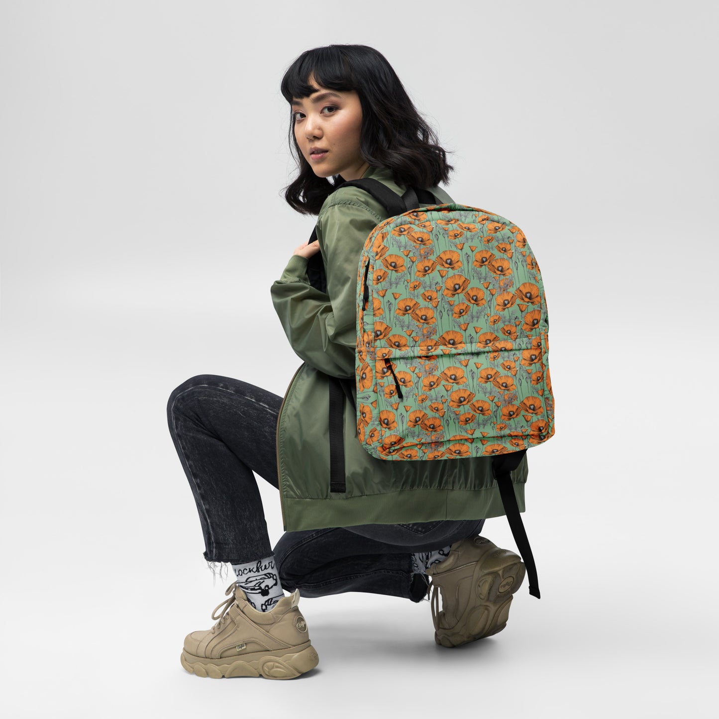 California Poppies Backpack for Kids