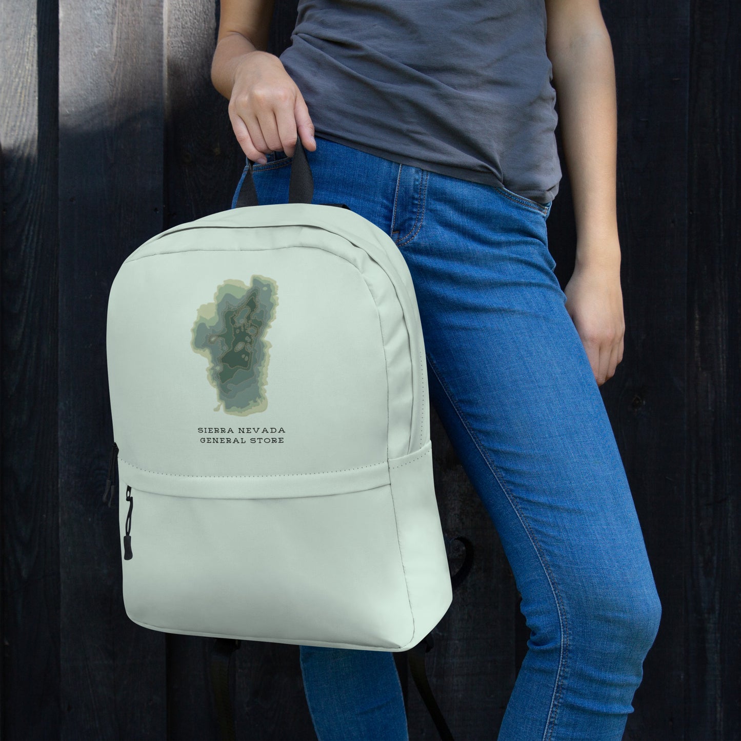 Green Tahoe Depth Map Backpack for Kids