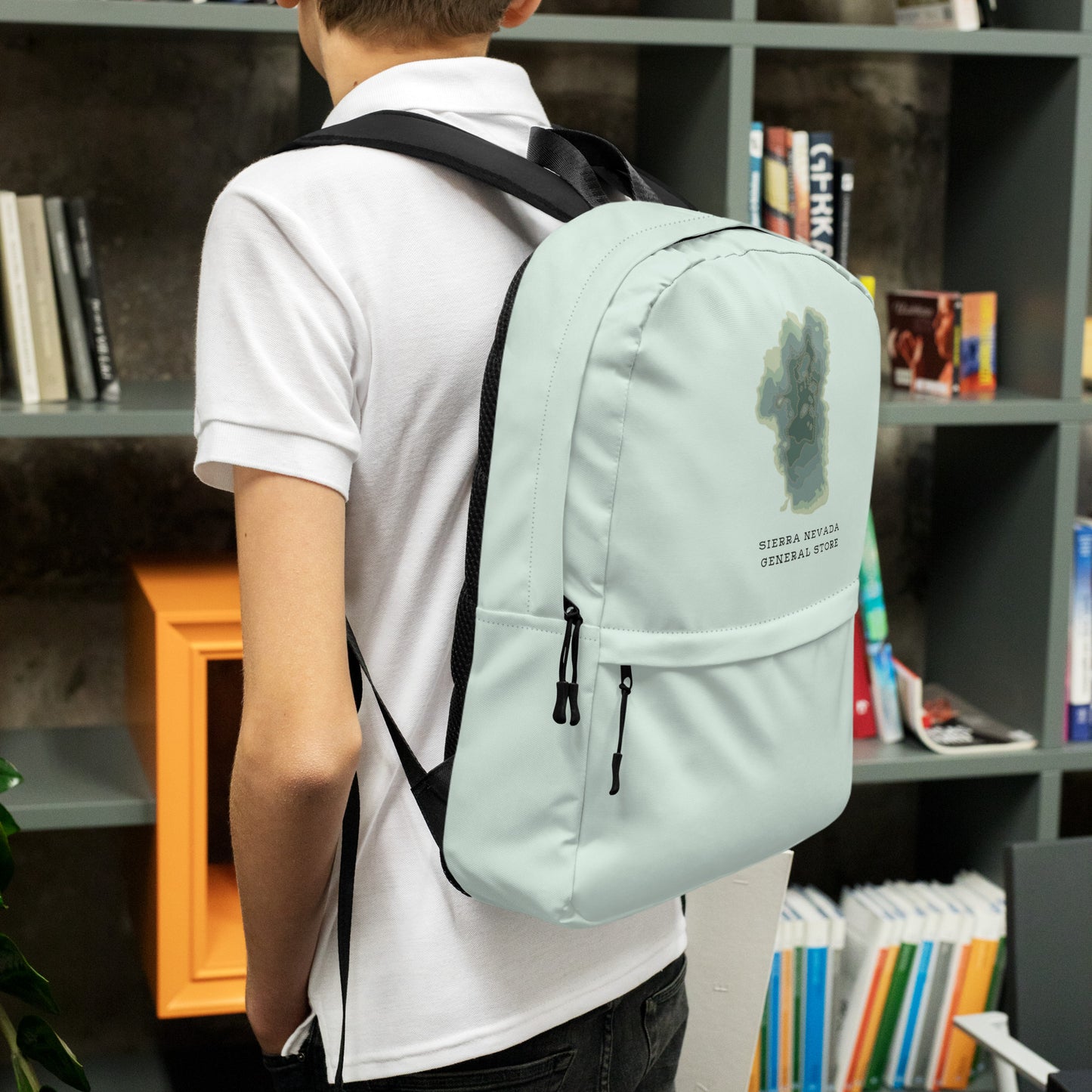Green Tahoe Depth Map Backpack for Kids