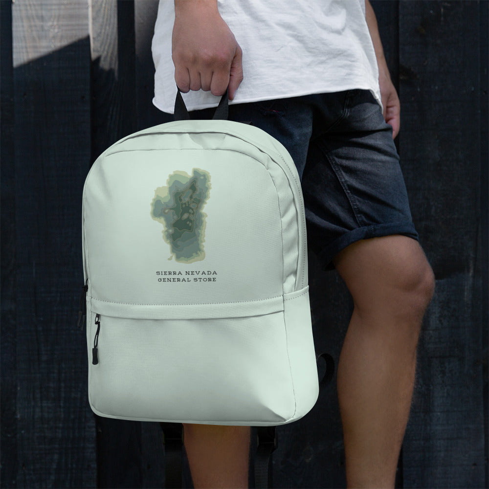 Green Tahoe Depth Map Backpack for Kids