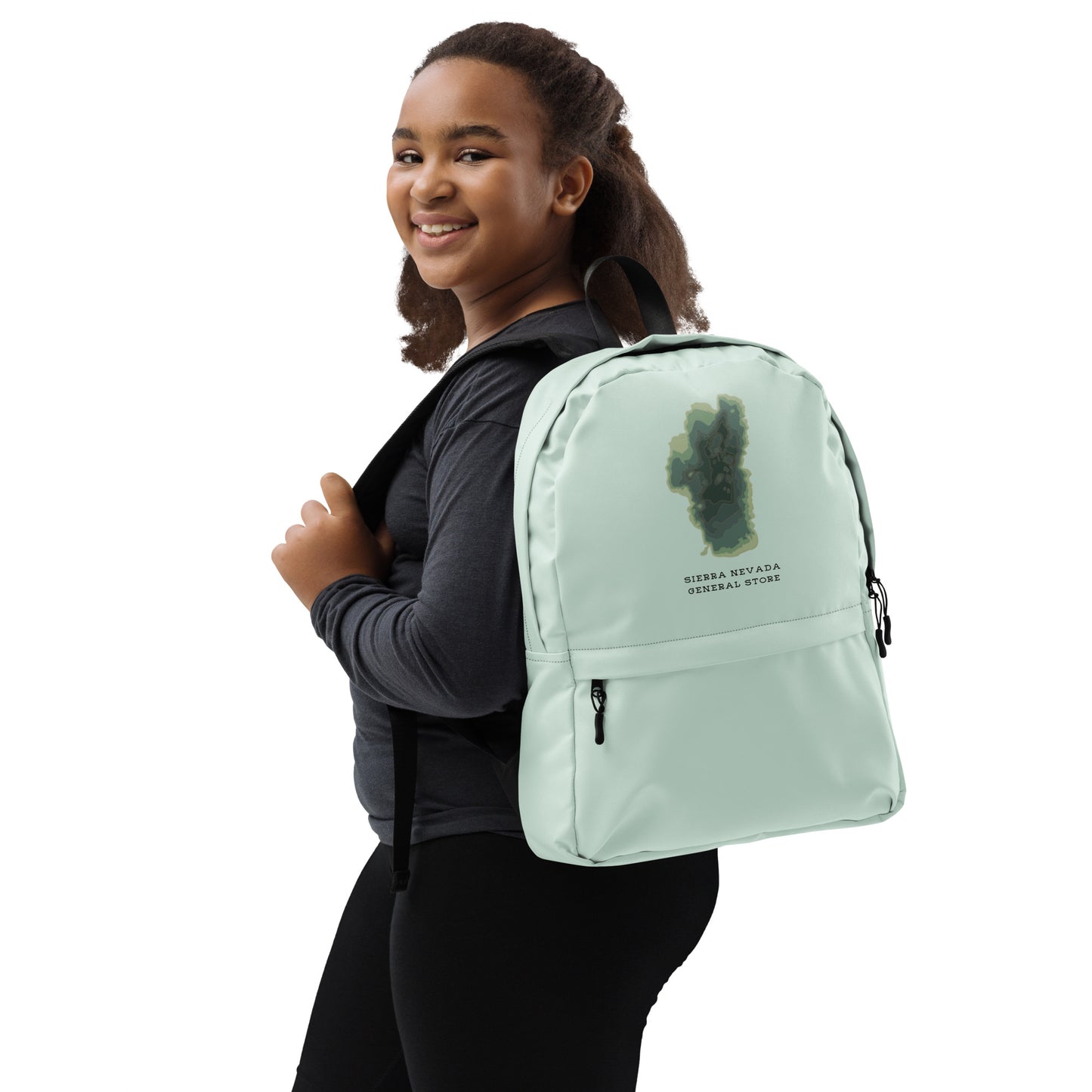 Green Tahoe Depth Map Backpack for Kids