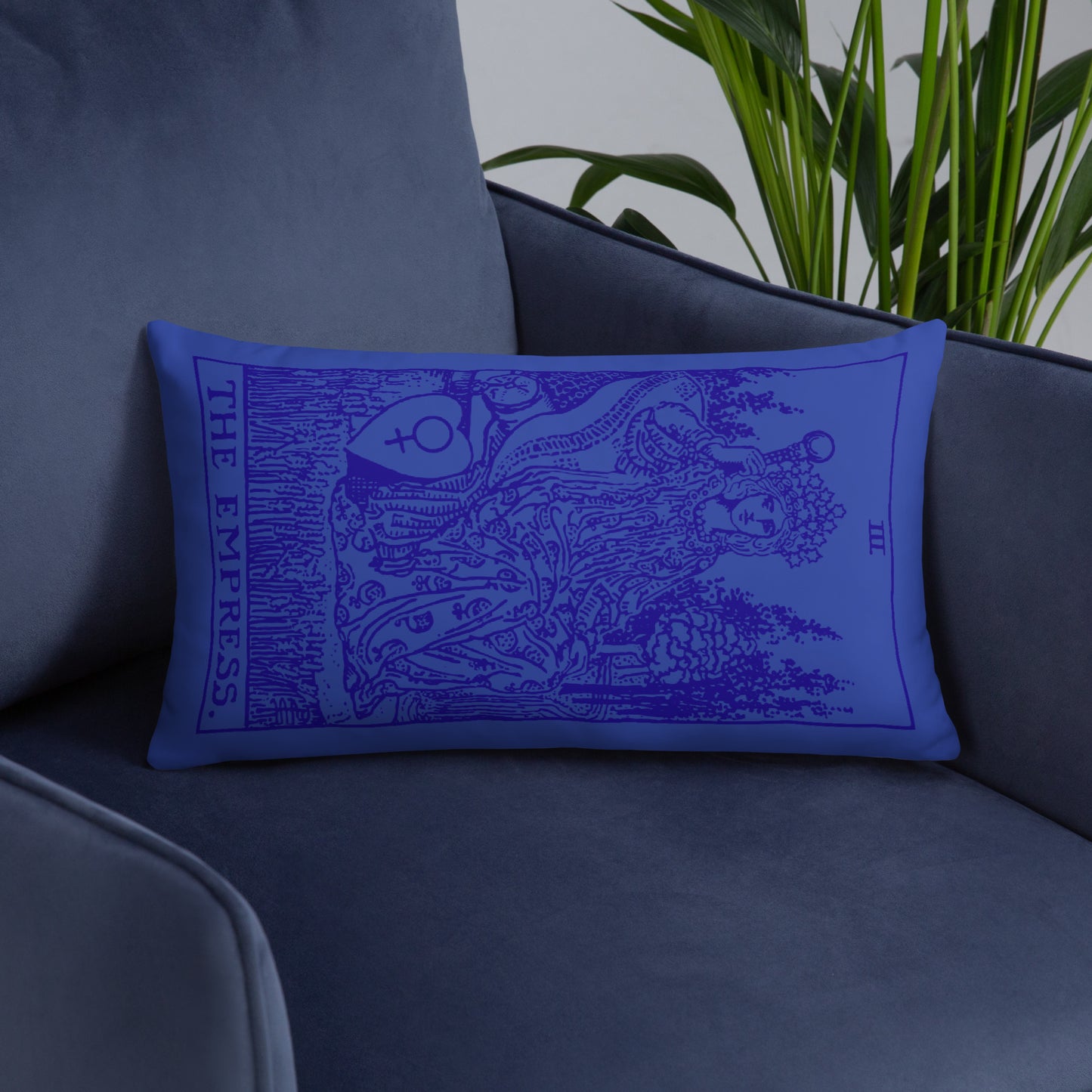 The Empress Tarot Card Throw Pillow