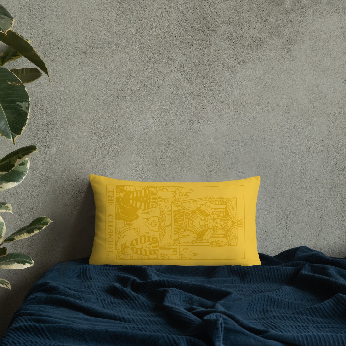 The Chariot Tarot Card Throw Pillow