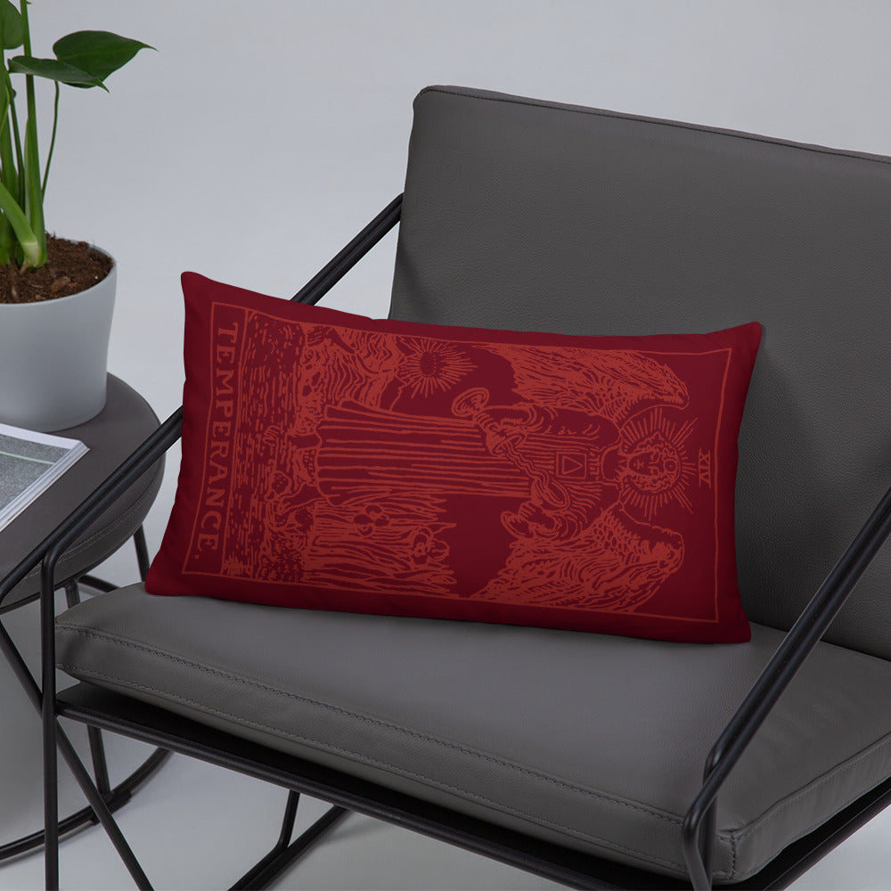 Temperance Tarot Card Throw Pillow