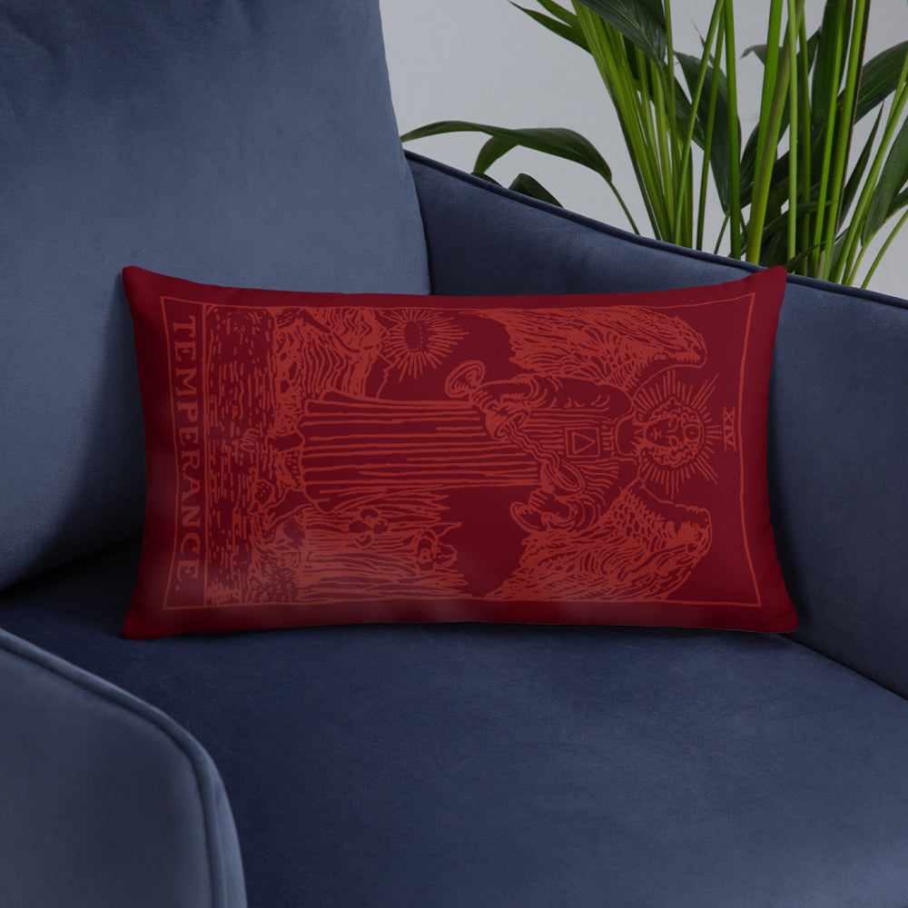 Temperance Tarot Card Throw Pillow