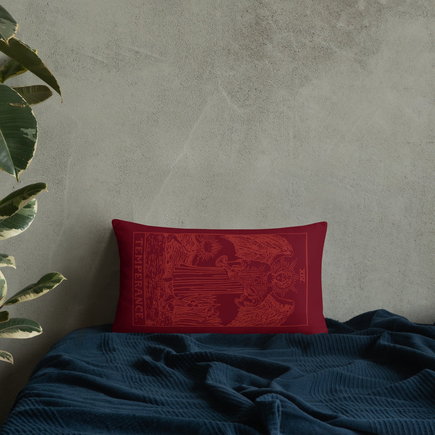 Temperance Tarot Card Throw Pillow