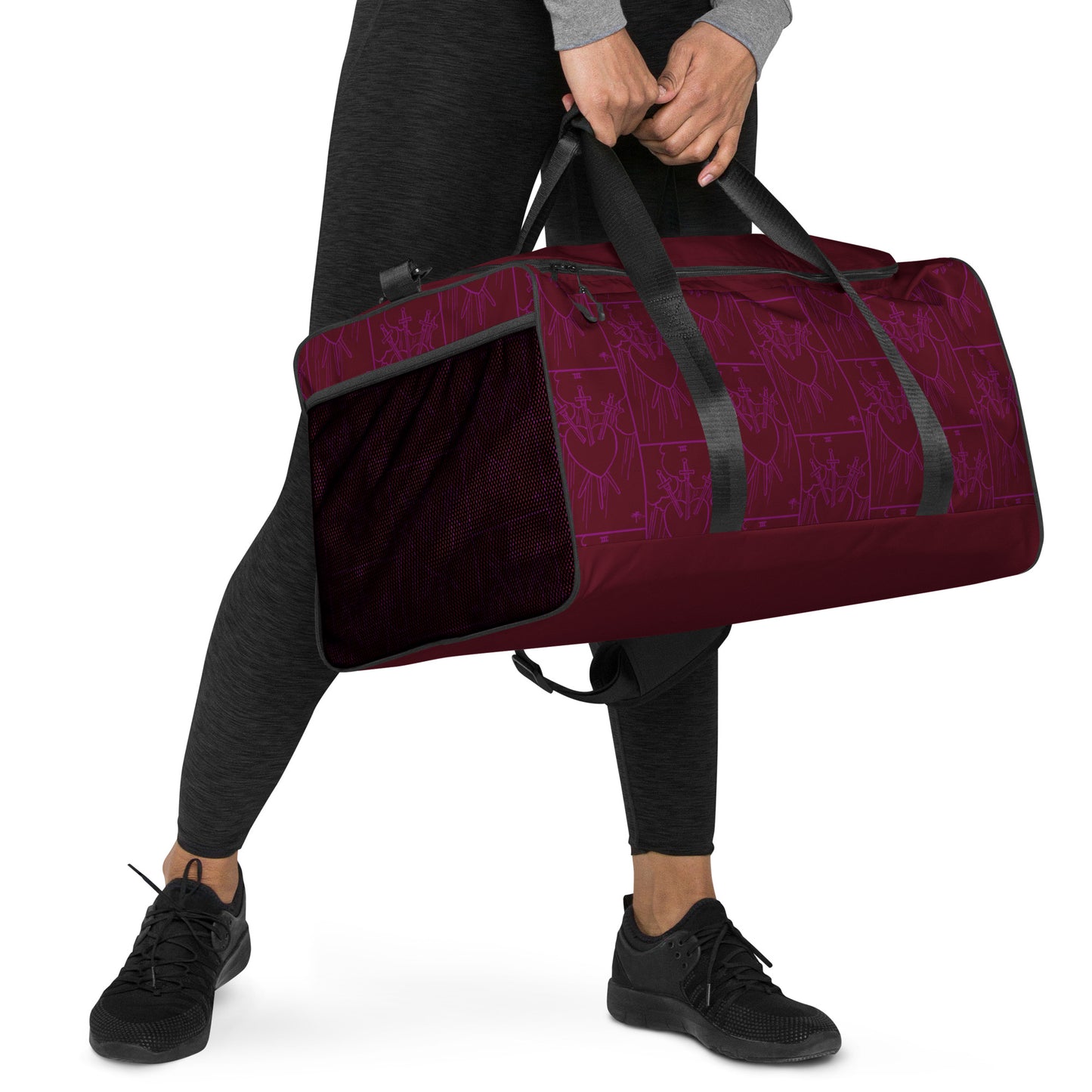 Three Of Swords Tarot Card Duffle Bag