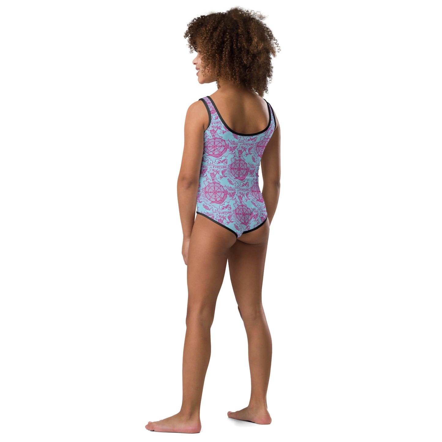 Wheel of Fortune Tarot Card Swimsuit for Tots