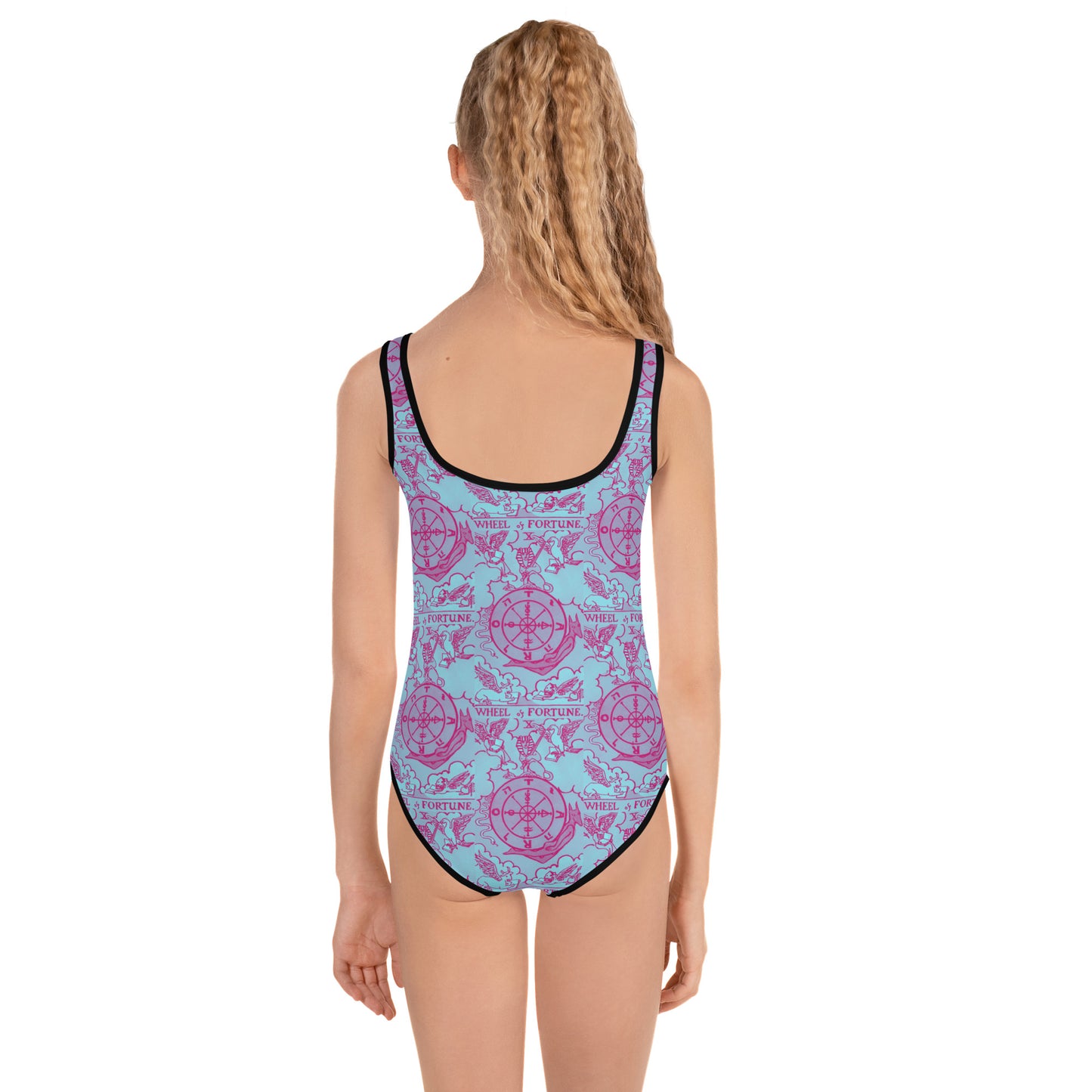 Wheel of Fortune Tarot Card Swimsuit for Tots
