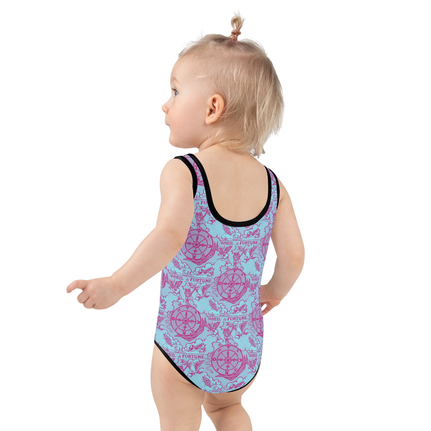 Wheel of Fortune Tarot Card Swimsuit for Tots