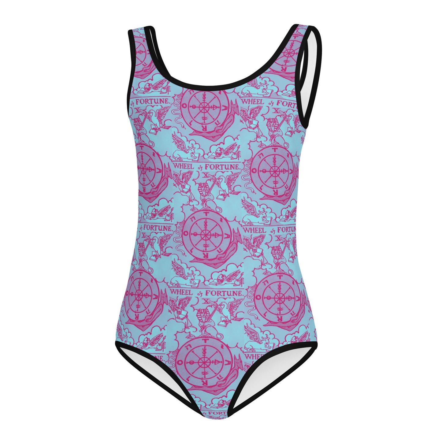 Wheel of Fortune Tarot Card Swimsuit for Tots