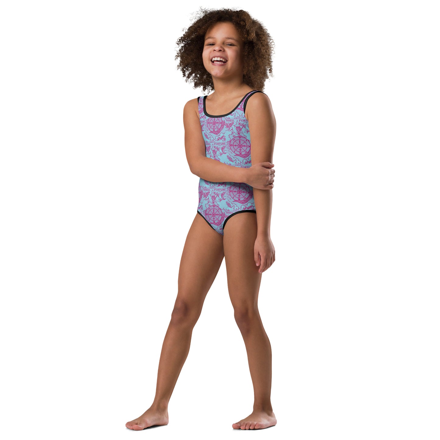 Wheel of Fortune Tarot Card Swimsuit for Tots