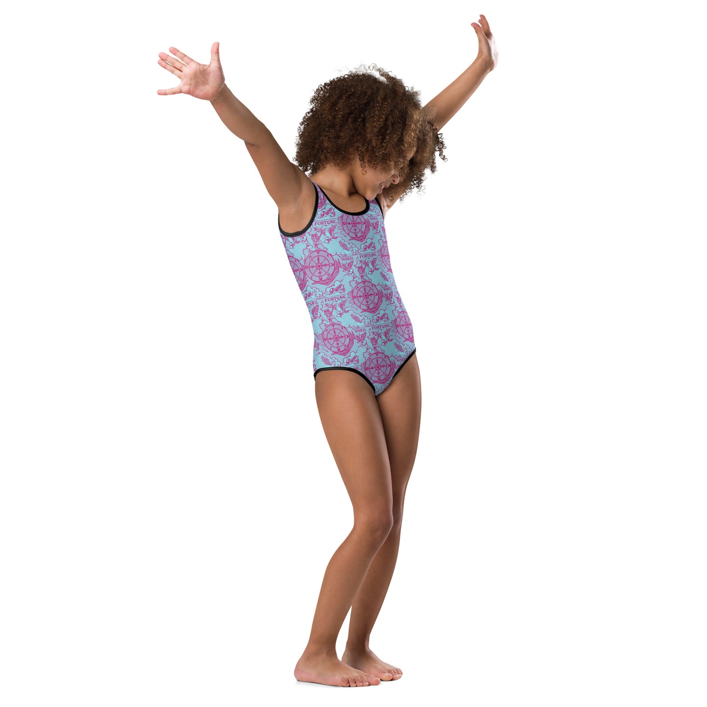 Wheel of Fortune Tarot Card Swimsuit for Tots