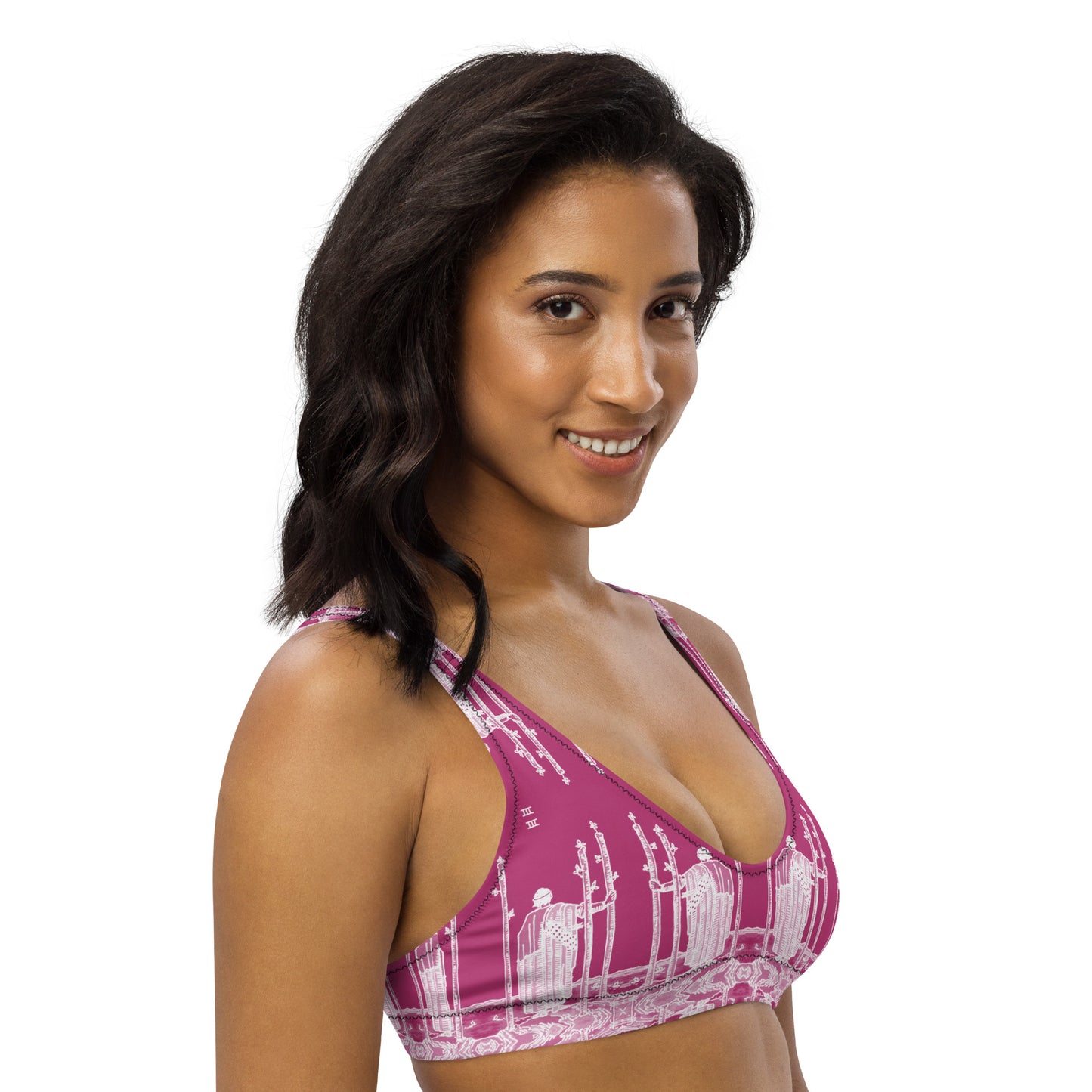 Three of Wands Tarot Card Bikini Top