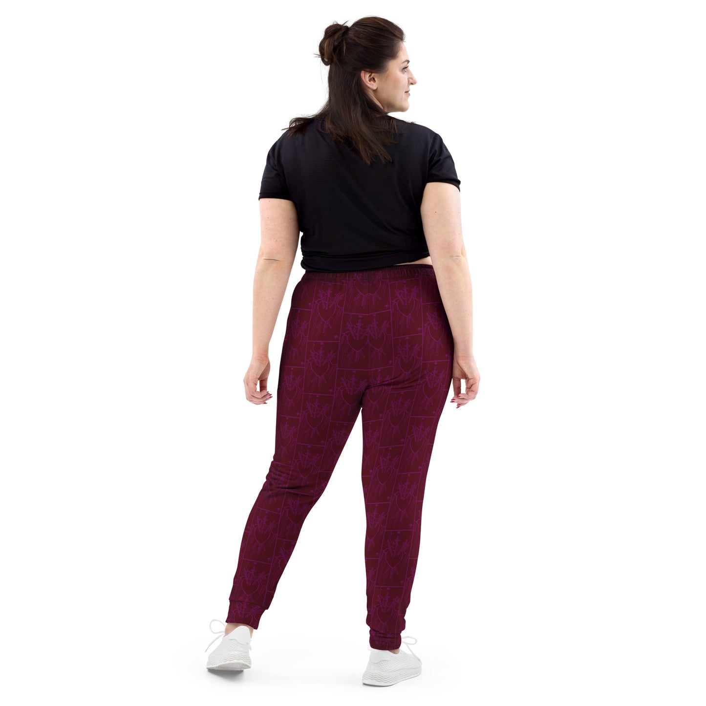 Three of Swords Tarot Card Ladies Joggers