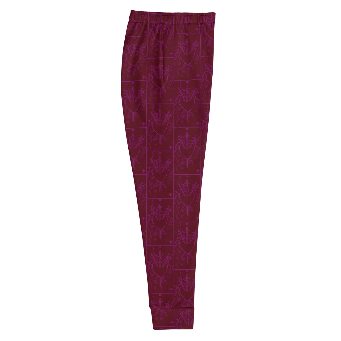 Three of Swords Tarot Card Ladies Joggers