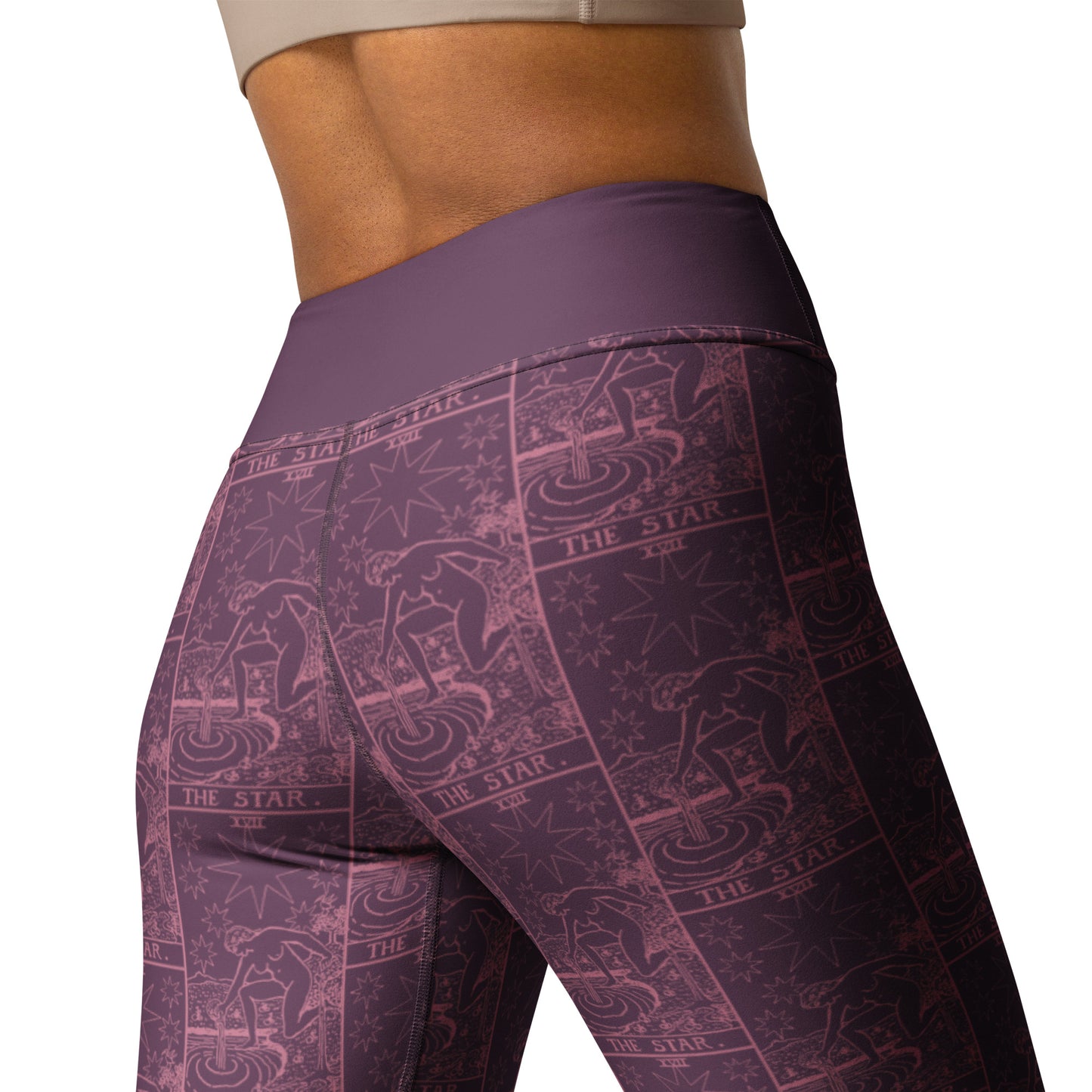 The Star Tarot Card Yoga Leggings #2