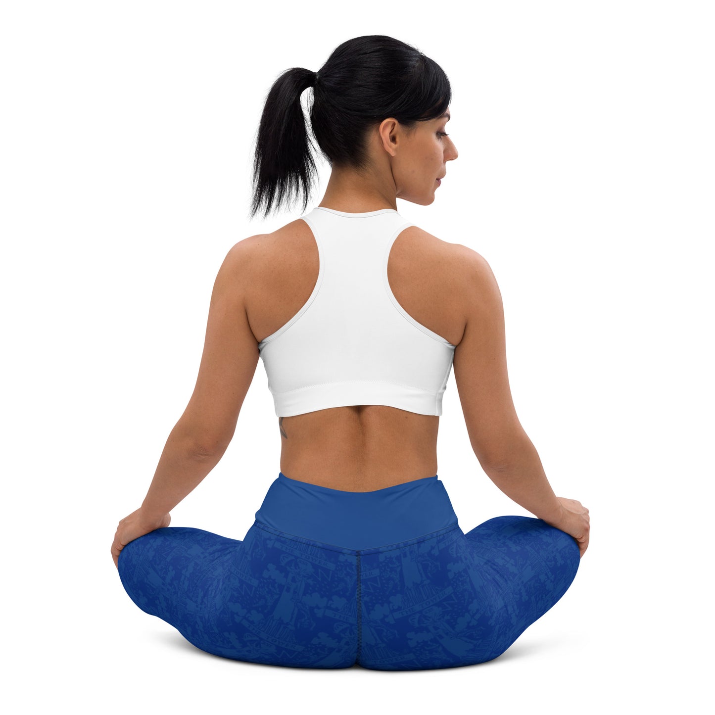 The Tower Tarot Card Yoga Leggings
