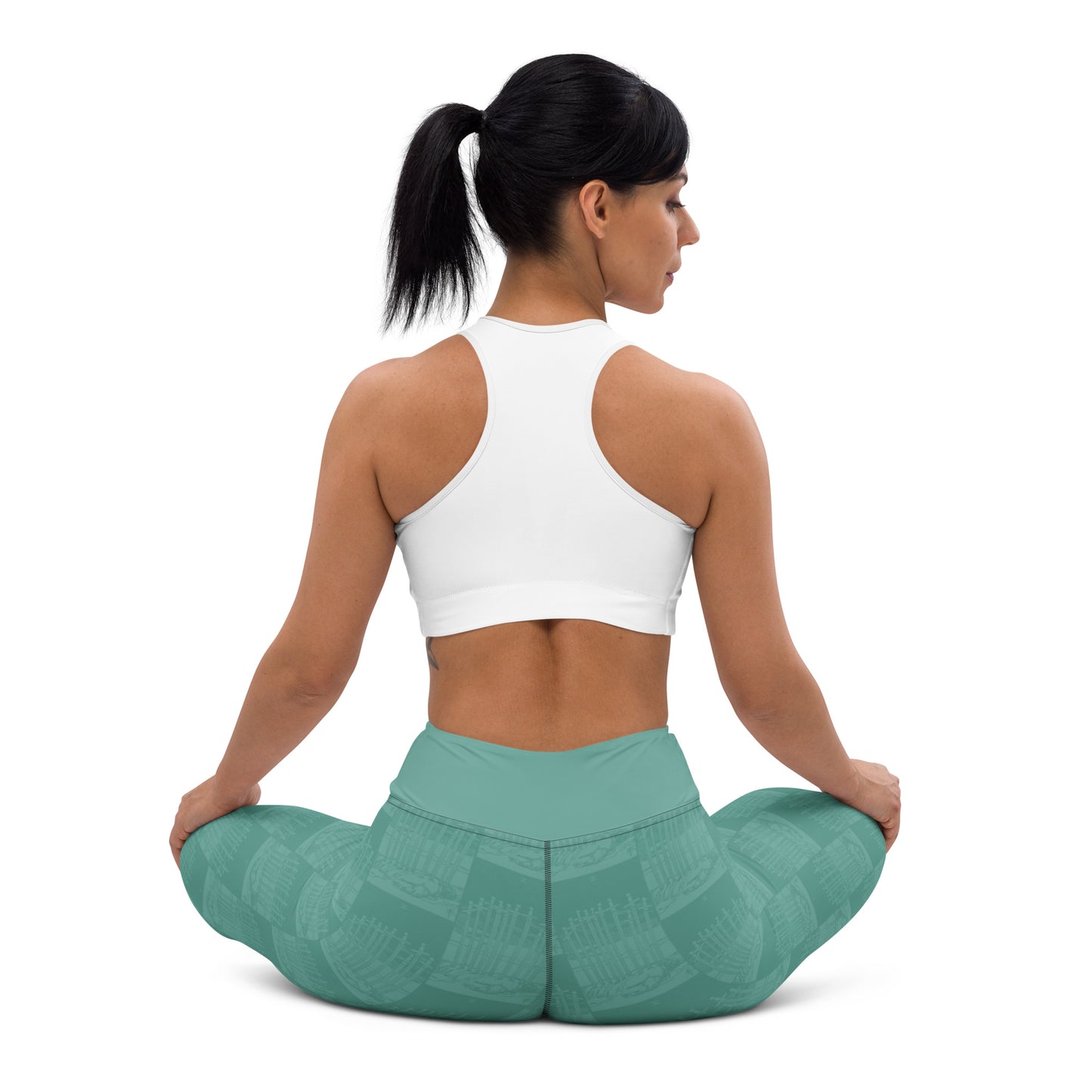 The Ten of Swords Card Yoga Leggings