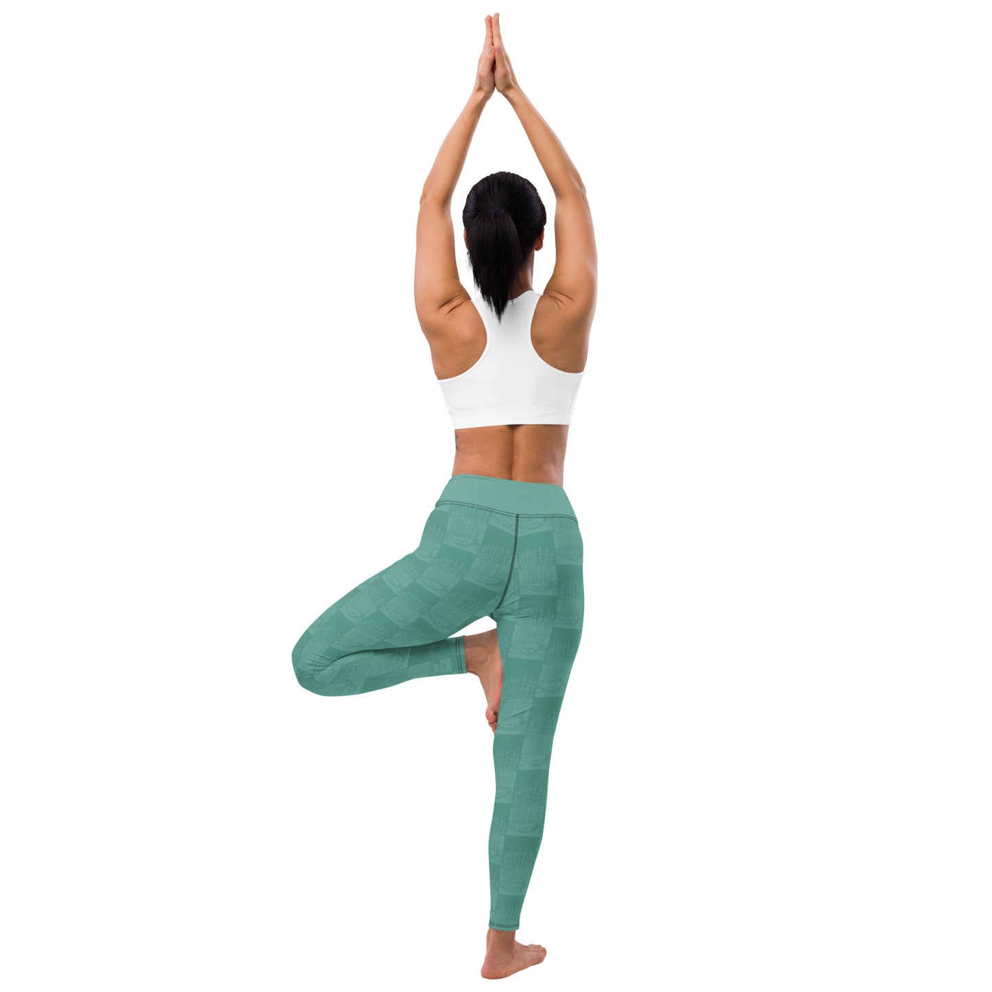 The Ten of Swords Card Yoga Leggings