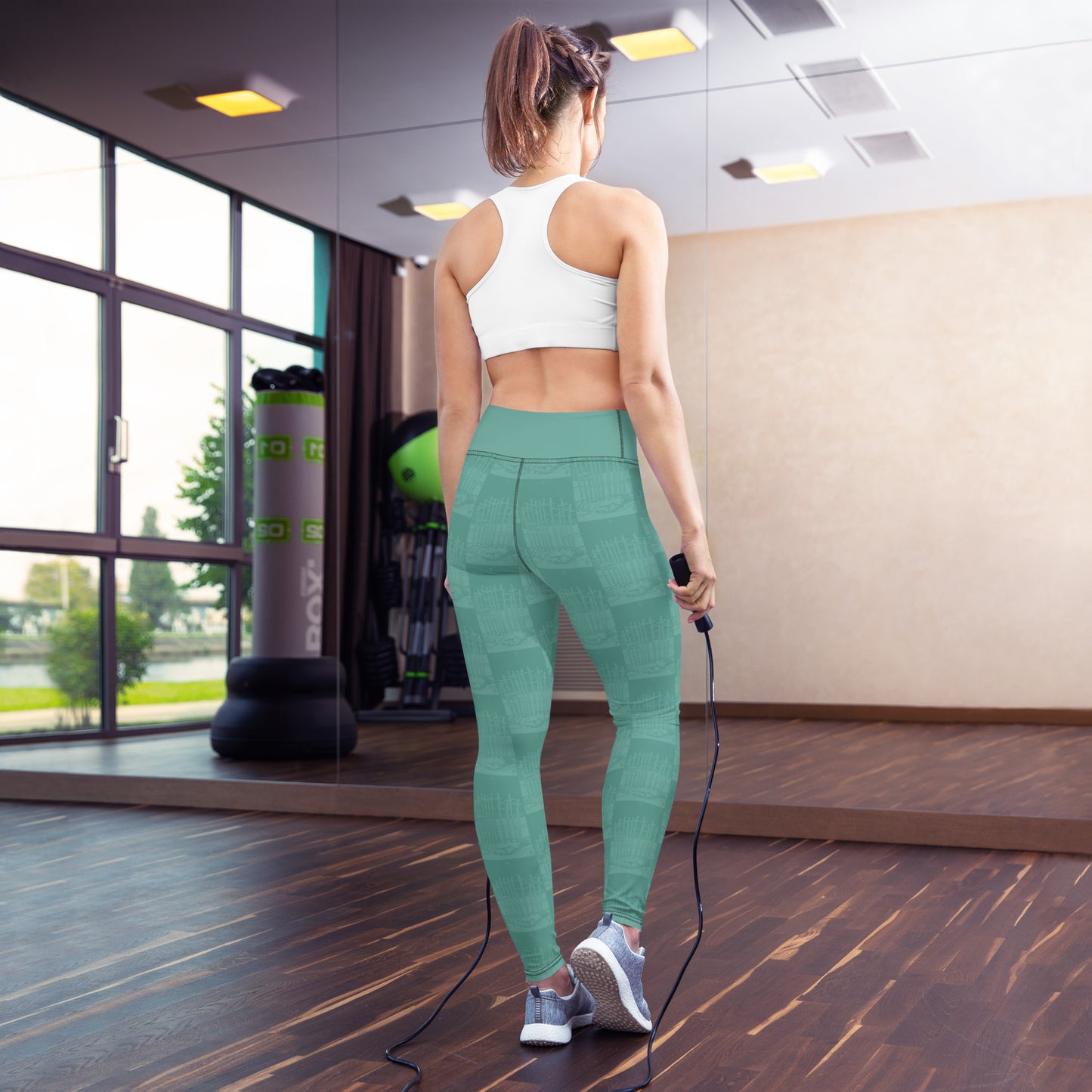The Ten of Swords Card Yoga Leggings