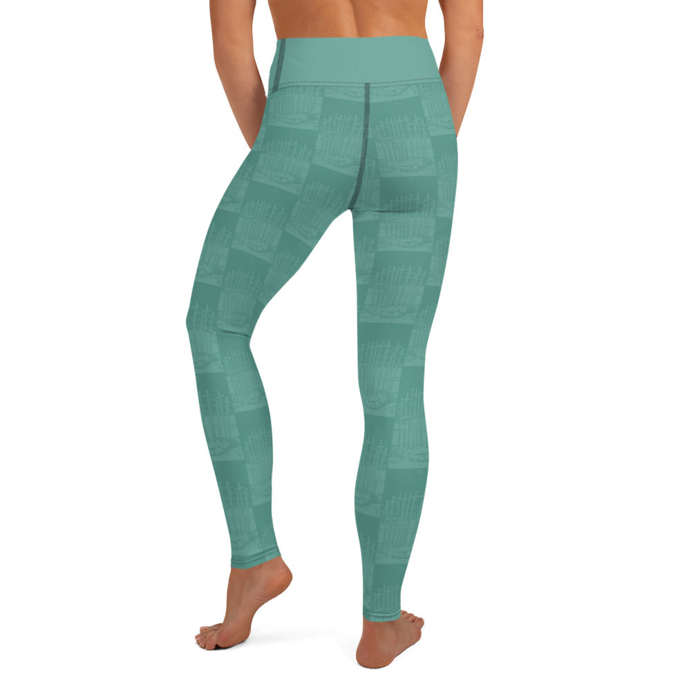 The Ten of Swords Card Yoga Leggings