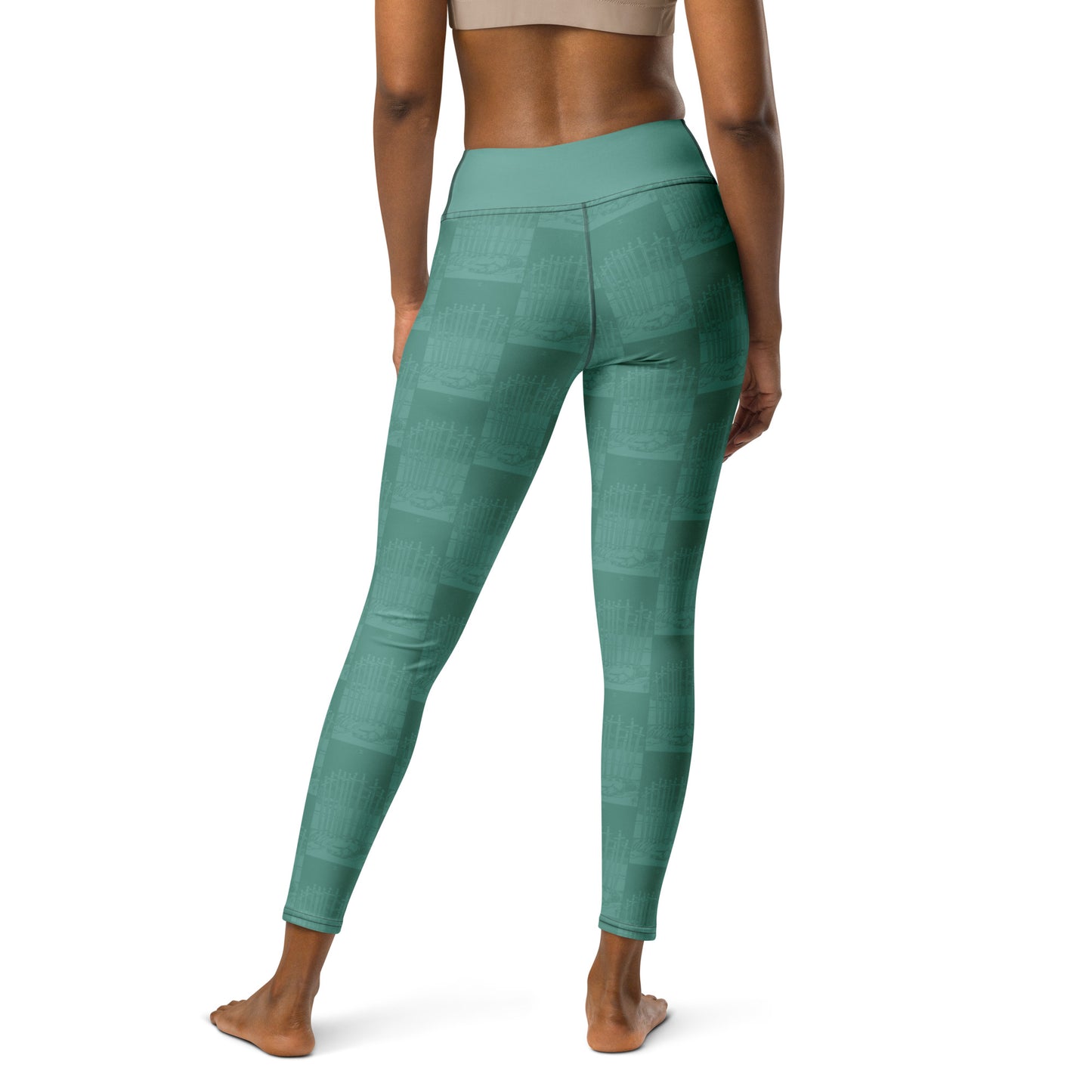 The Ten of Swords Card Yoga Leggings