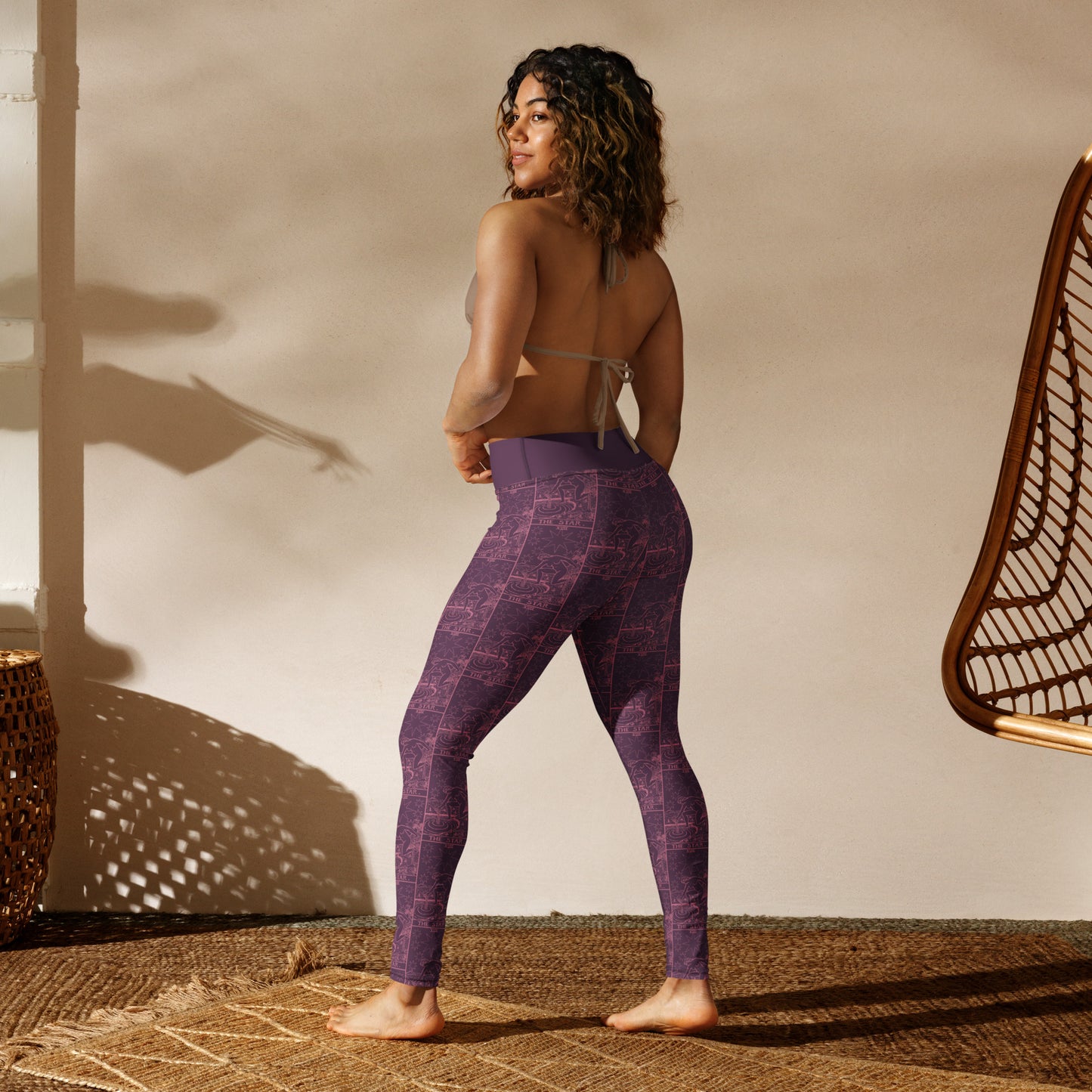 The Star Tarot Card Yoga Leggings #2