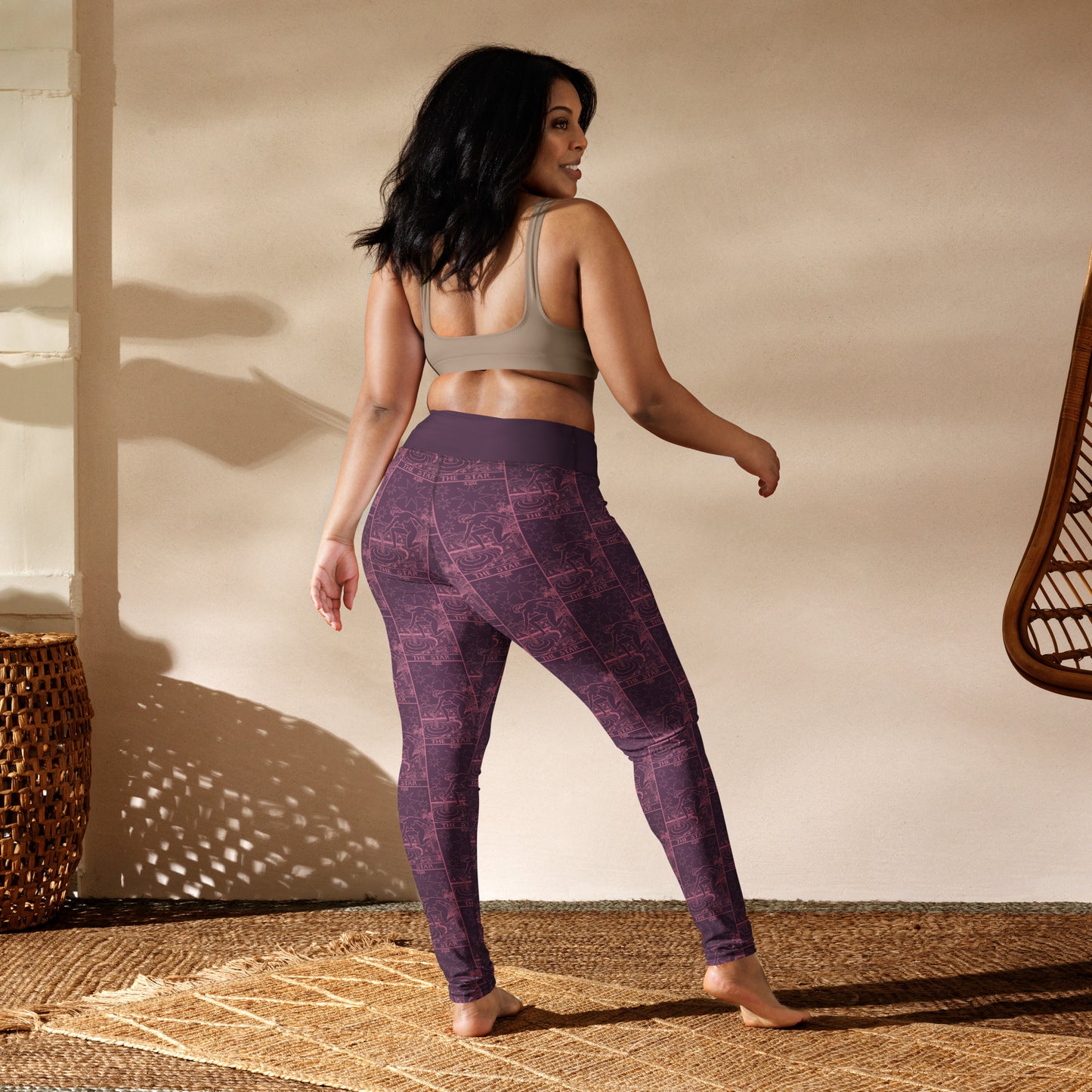 The Star Tarot Card Yoga Leggings #2