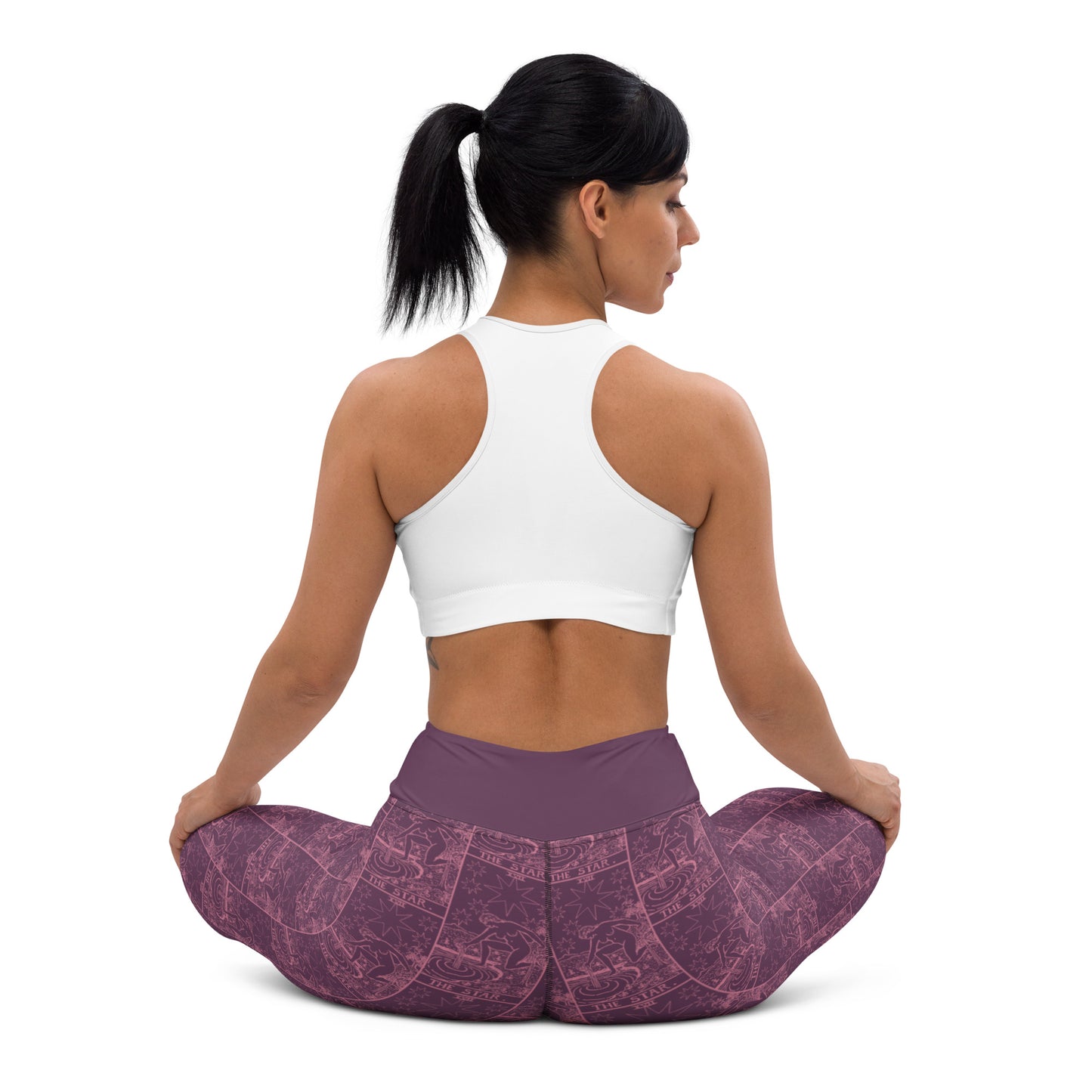 The Star Tarot Card Yoga Leggings #2