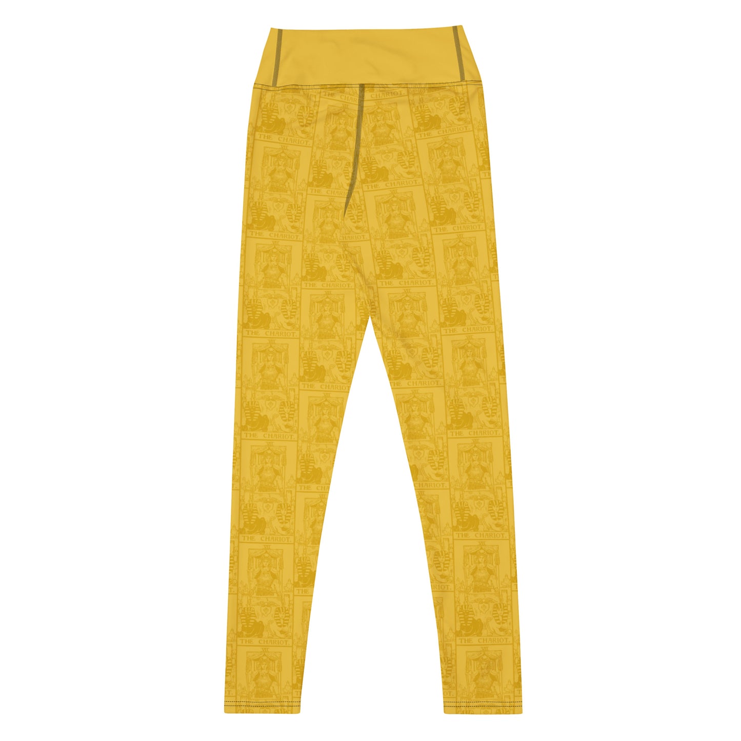 The Chariot Tarot Card Yoga Leggings