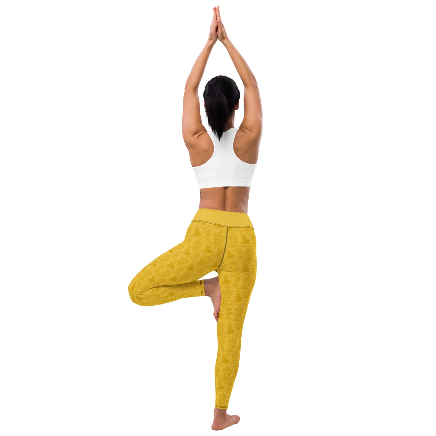 The Chariot Tarot Card Yoga Leggings