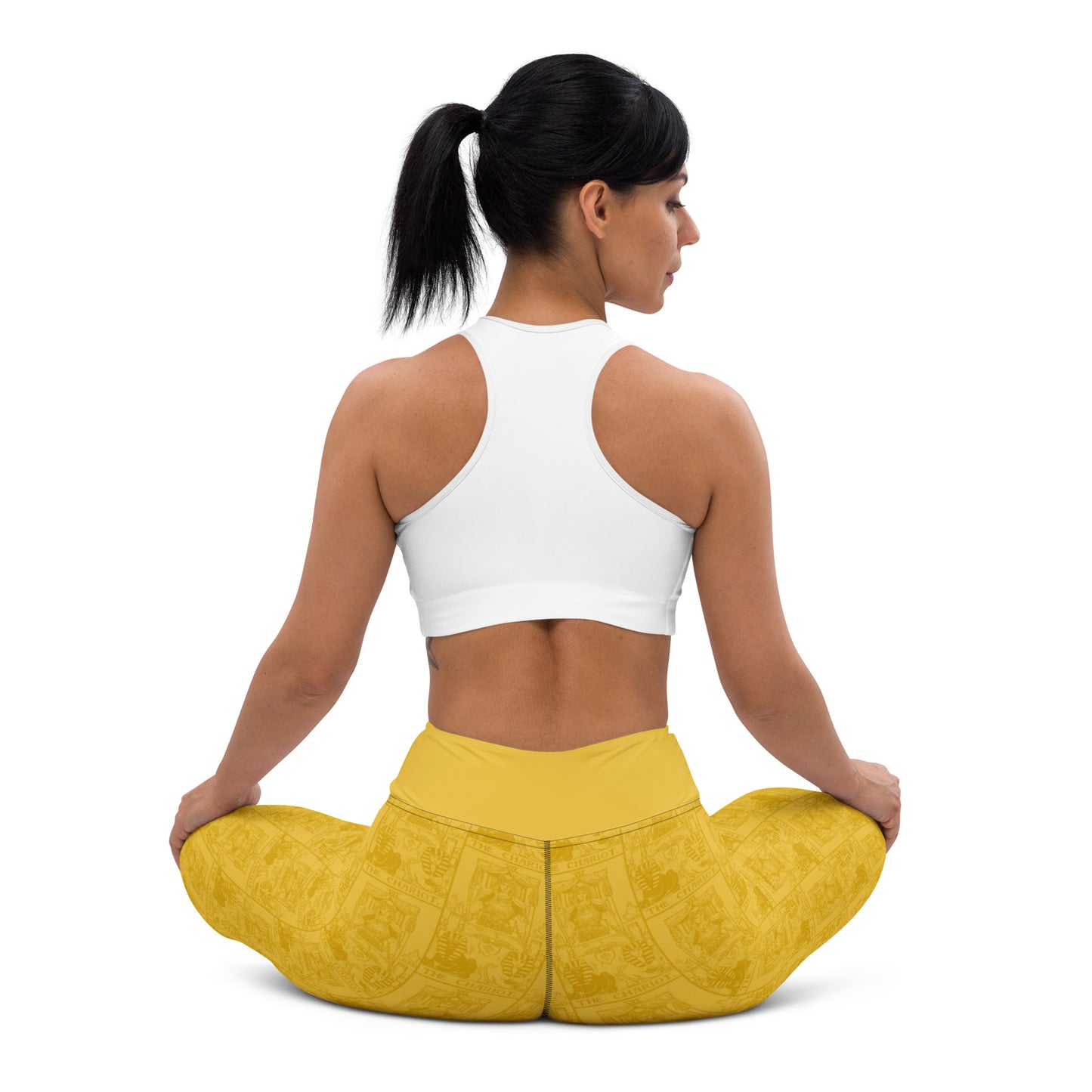 The Chariot Tarot Card Yoga Leggings