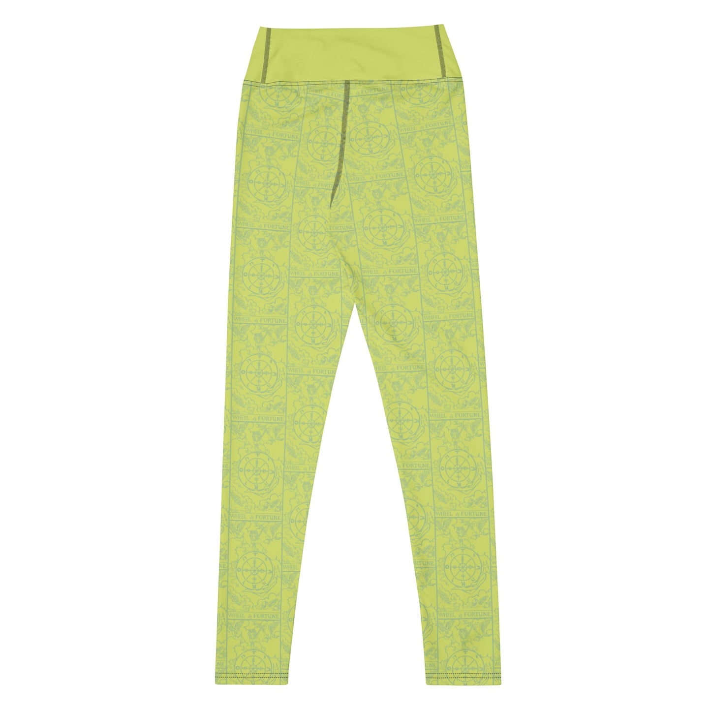 The Wheel of Fortune Card Yoga Leggings