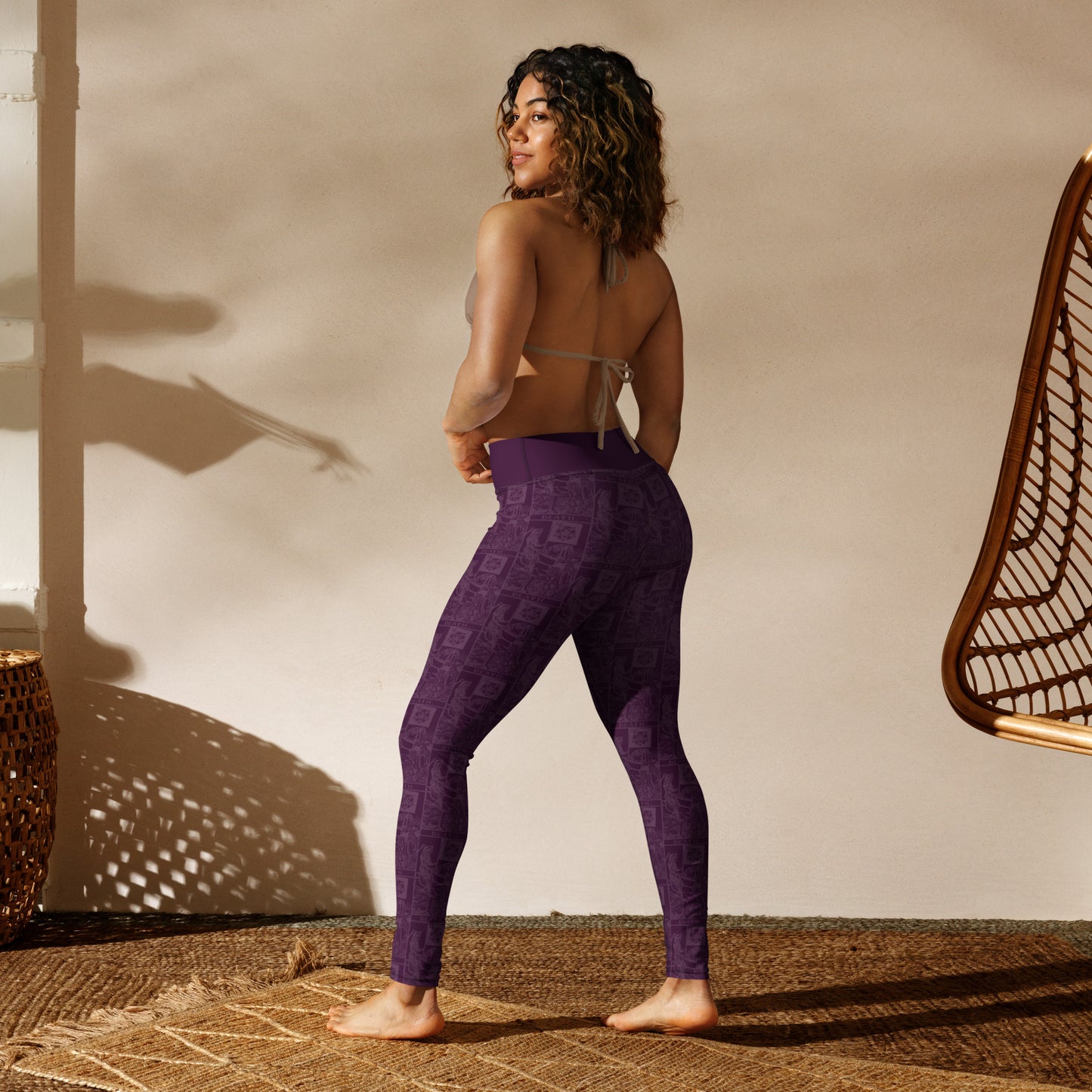 The Death Card Yoga Leggings