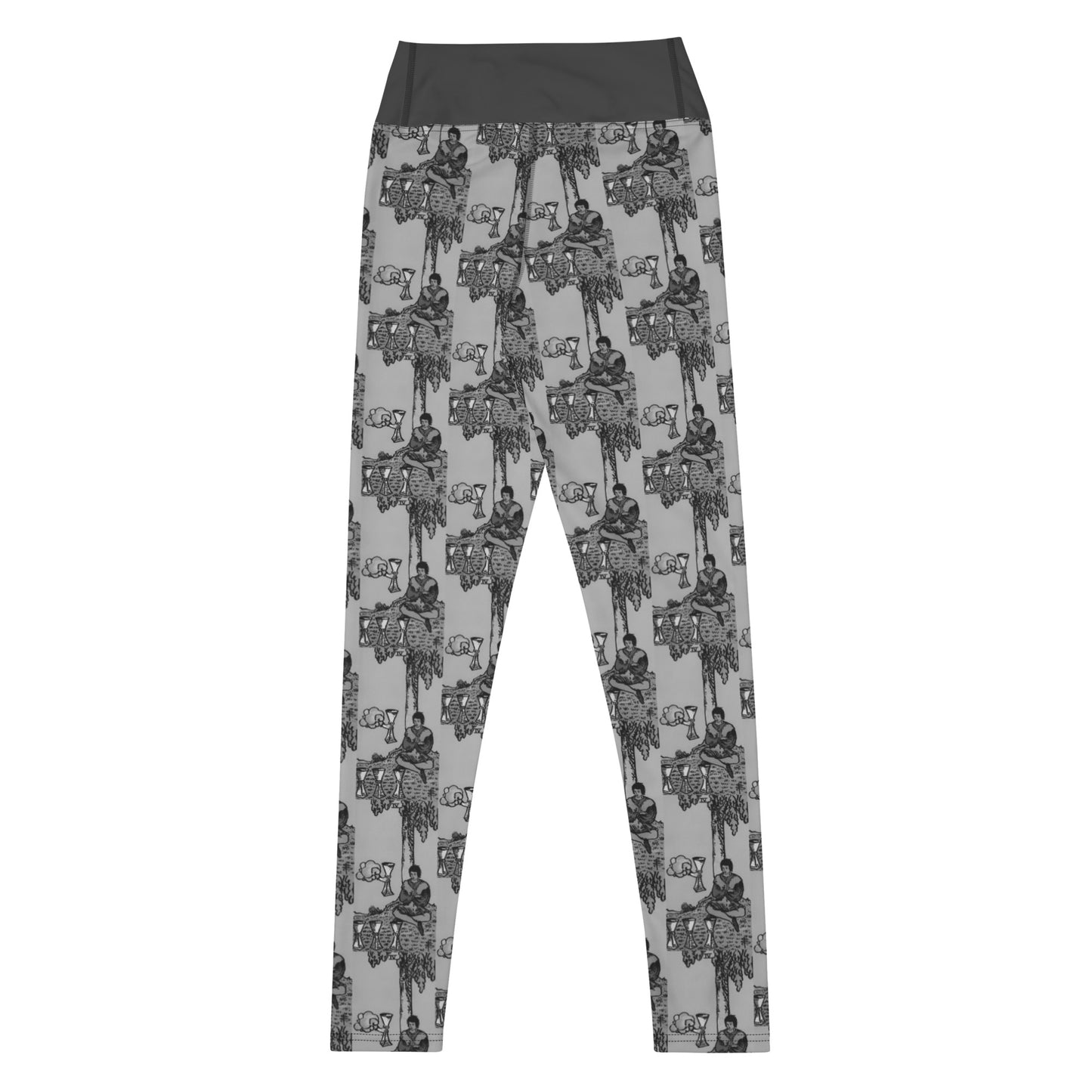 Four of Cups Tarot Card Yoga Leggings