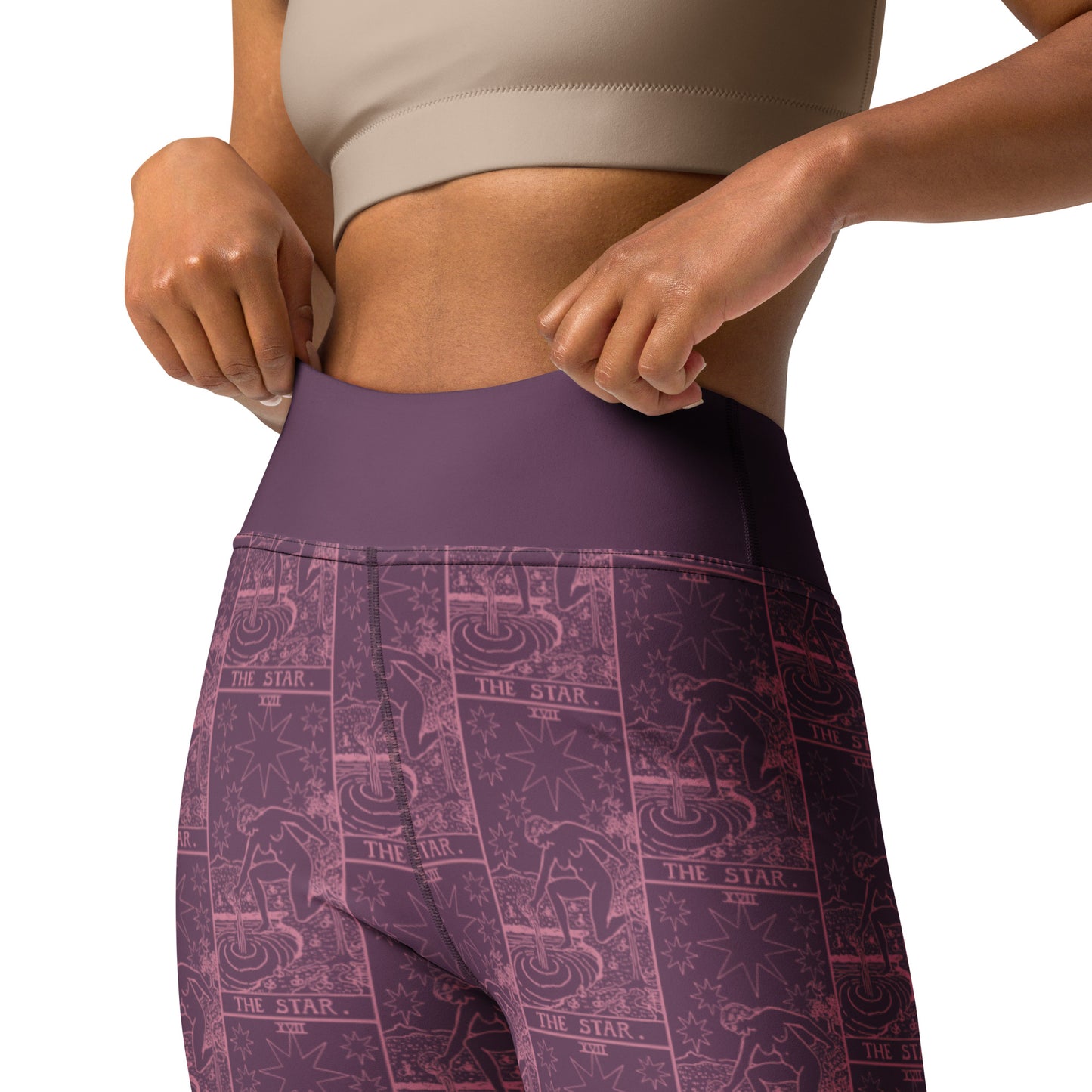 The Star Tarot Card Yoga Leggings #2