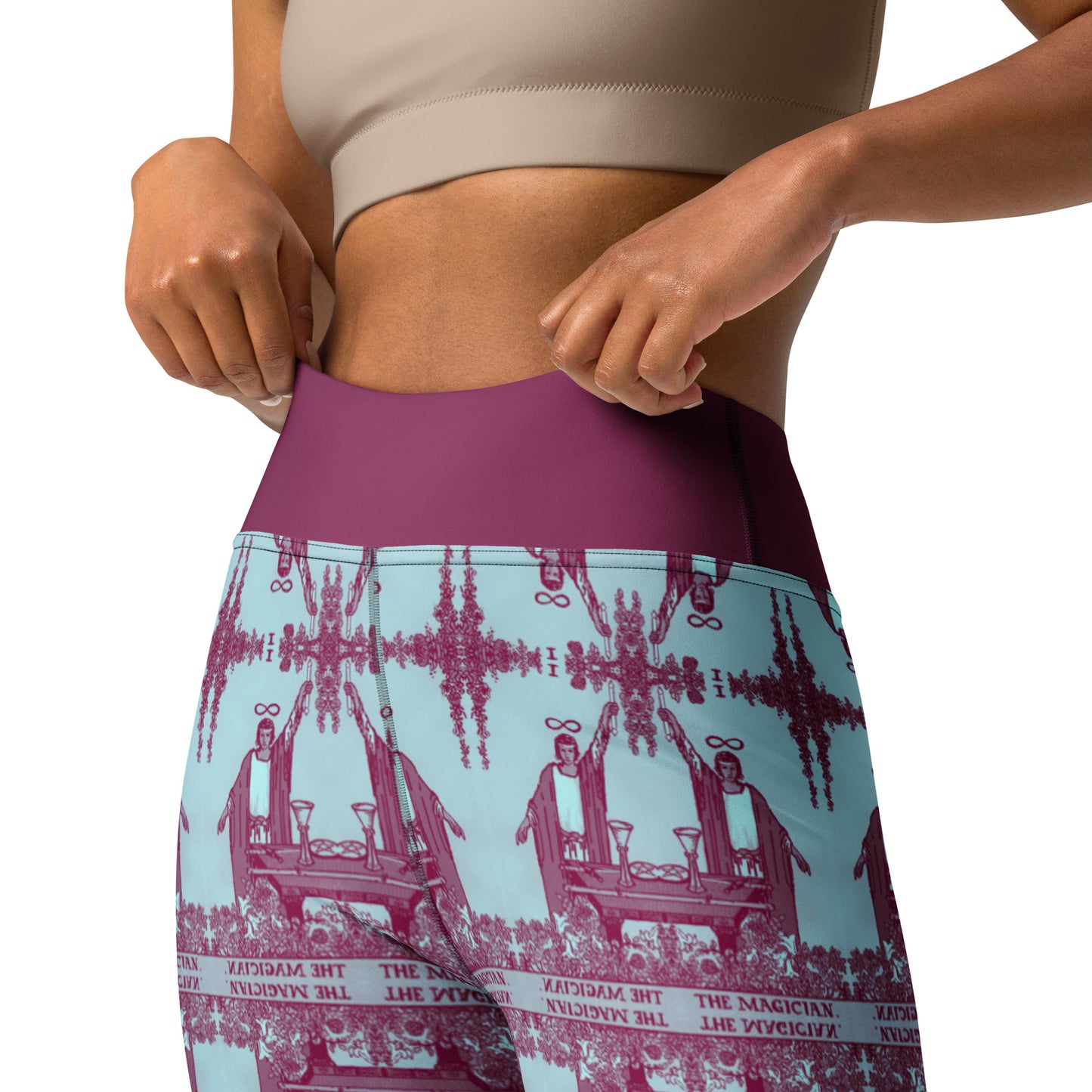 The Magician Tarot Card Yoga Leggings
