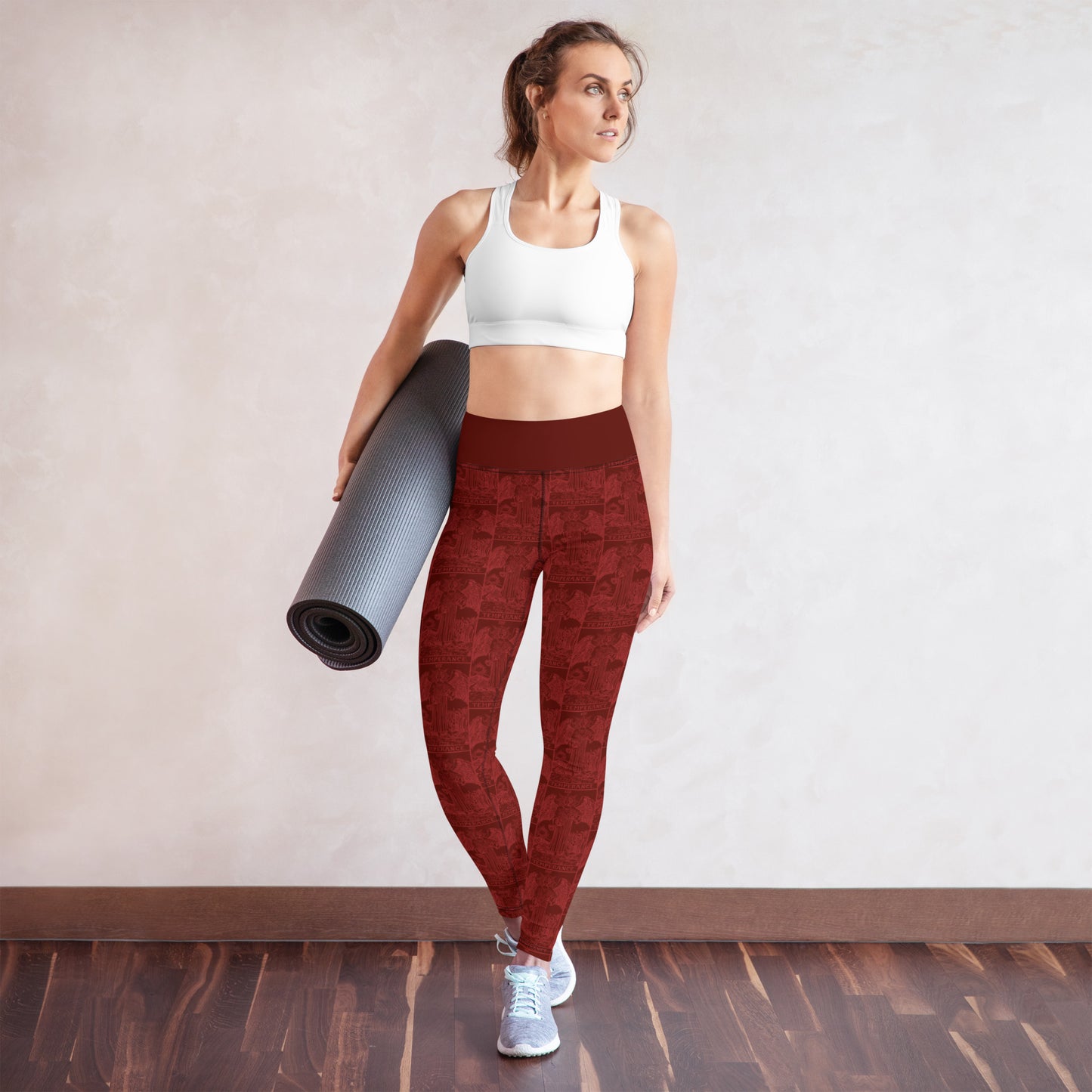 Temperance Tarot Card Yoga Leggings