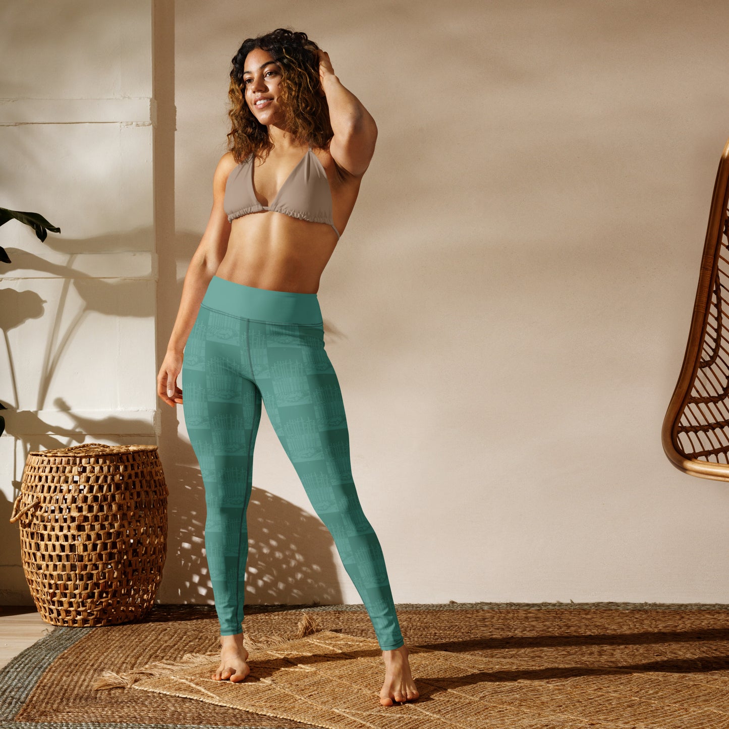 The Ten of Swords Card Yoga Leggings