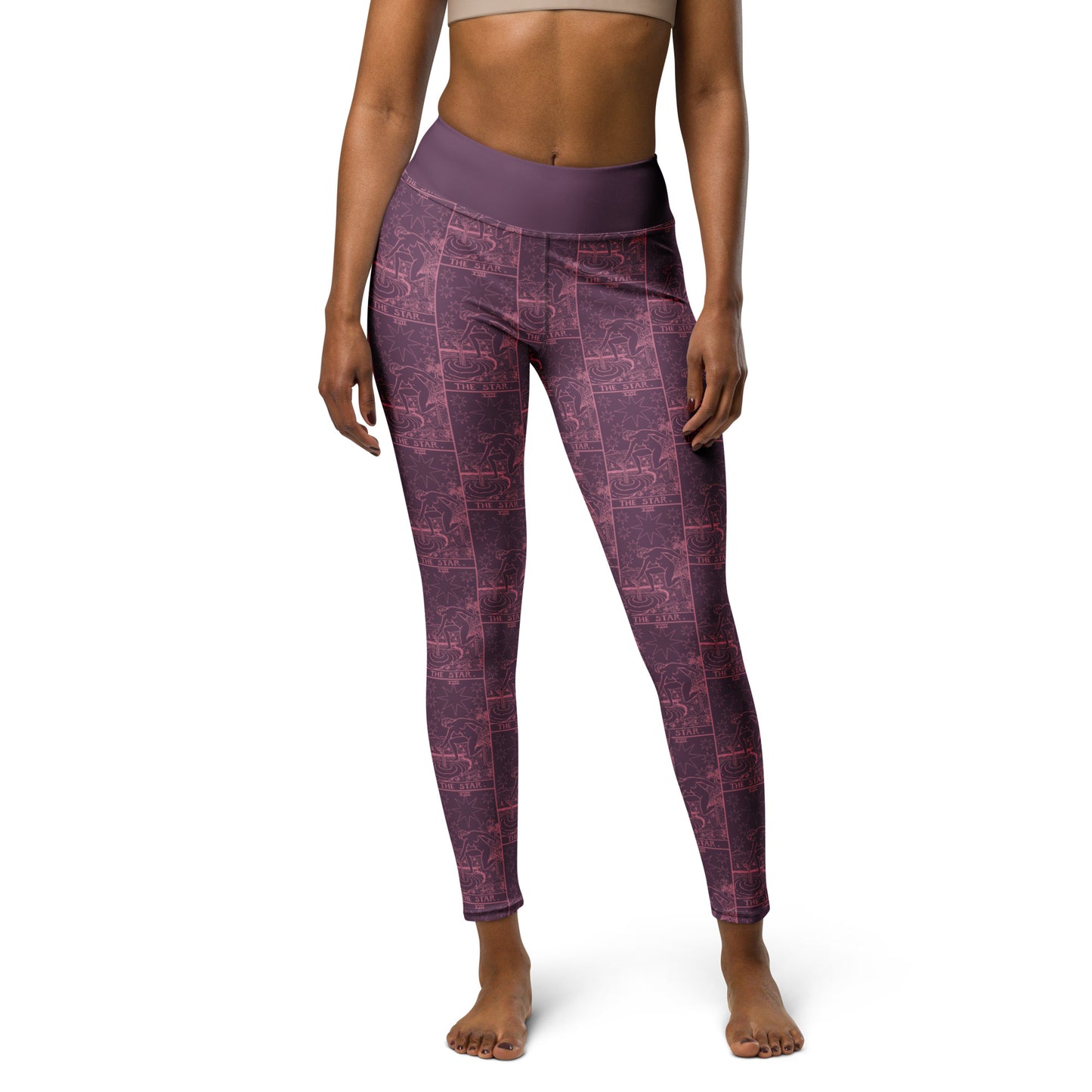 The Star Tarot Card Yoga Leggings #2