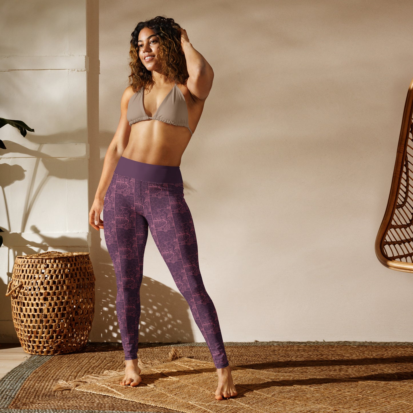 The Star Tarot Card Yoga Leggings #2