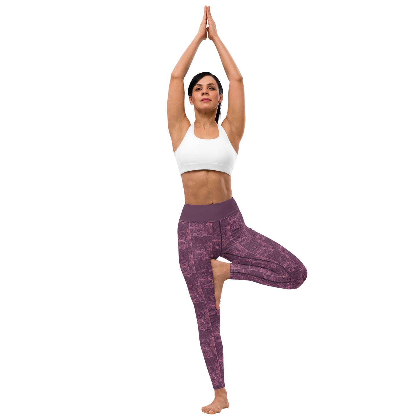 The Star Tarot Card Yoga Leggings #2
