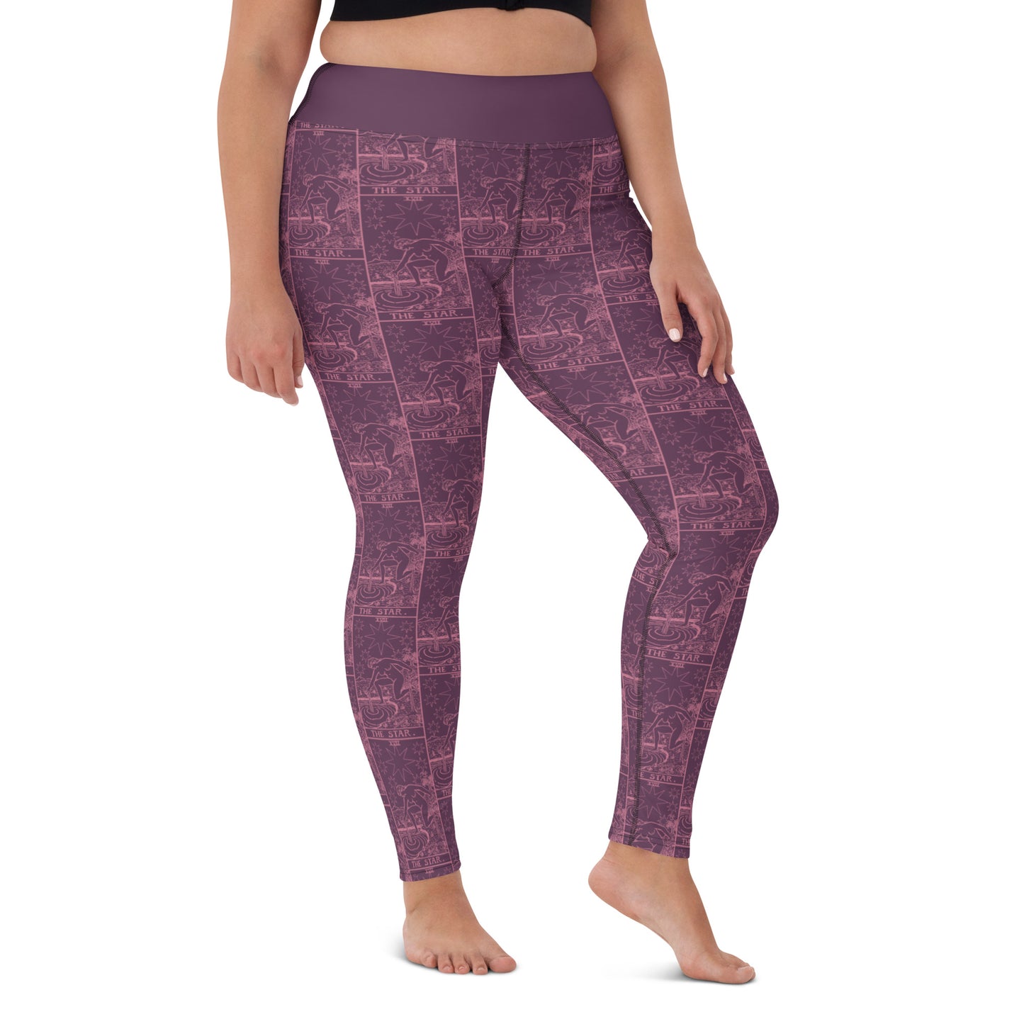 The Star Tarot Card Yoga Leggings #2