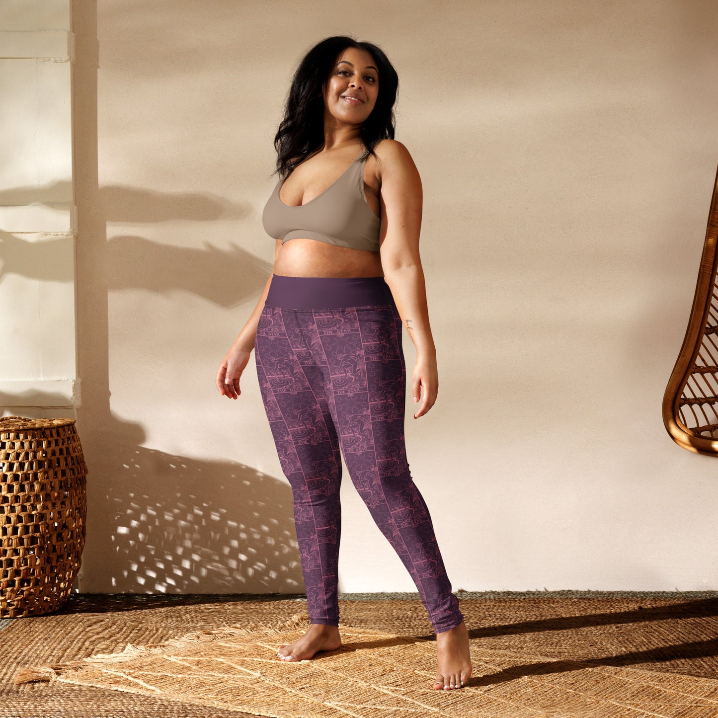The Star Tarot Card Yoga Leggings #2