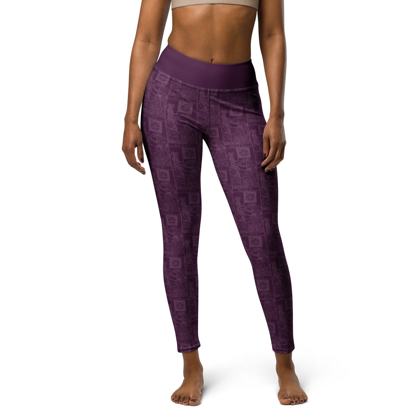 The Death Card Yoga Leggings