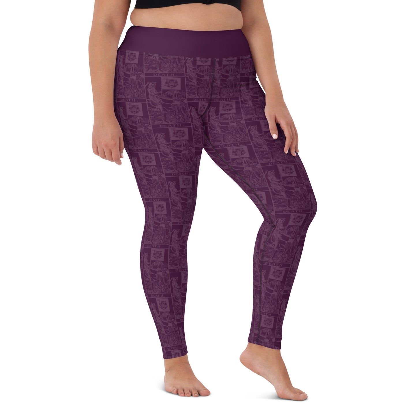 The Death Card Yoga Leggings