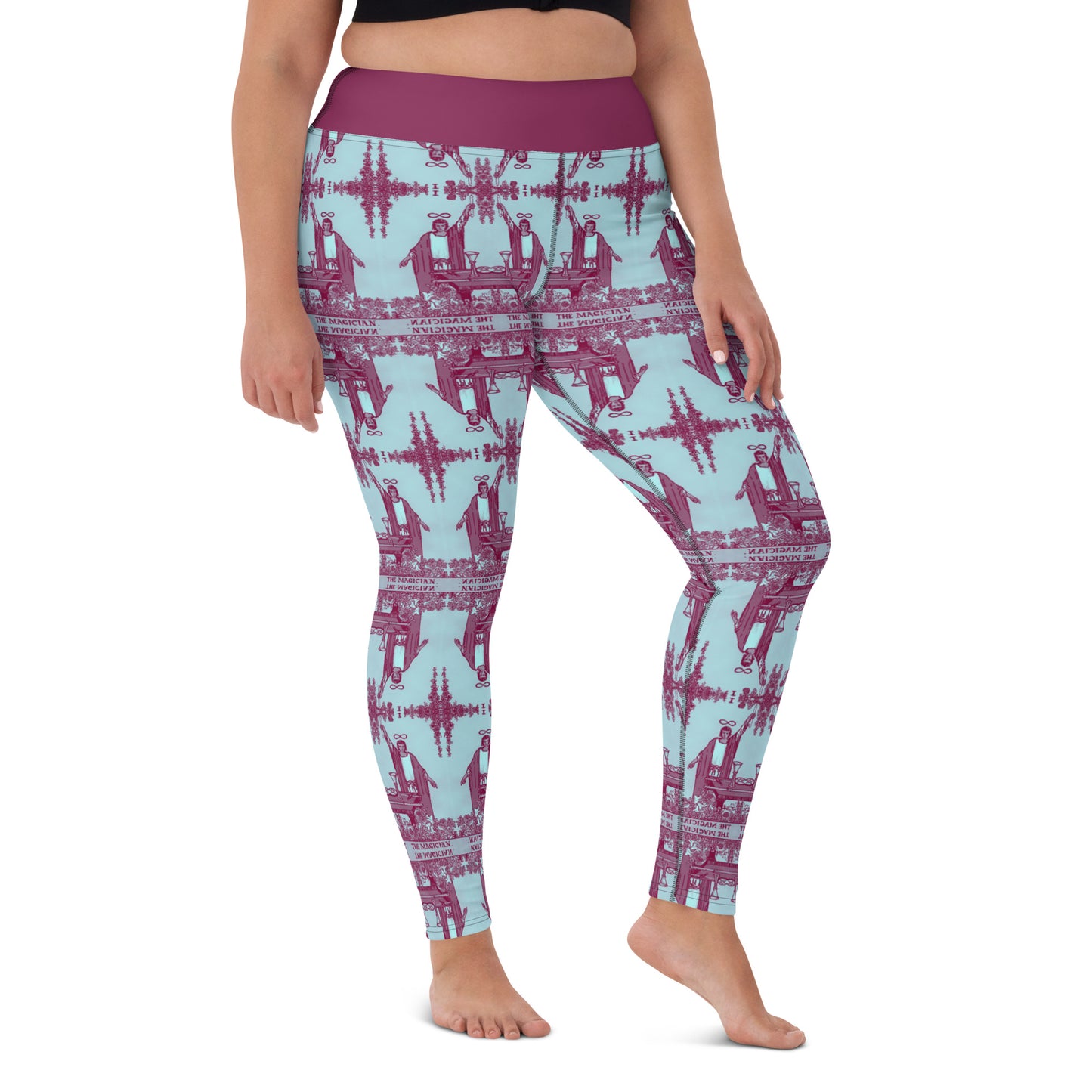 The Magician Tarot Card Yoga Leggings